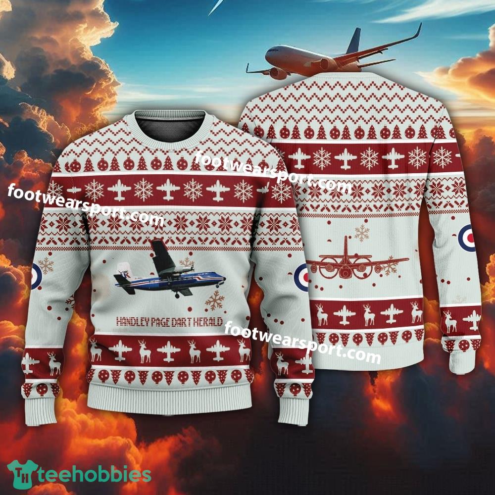 Aircraft Handley Page Dart Herald Christmas Sweater For Men Women