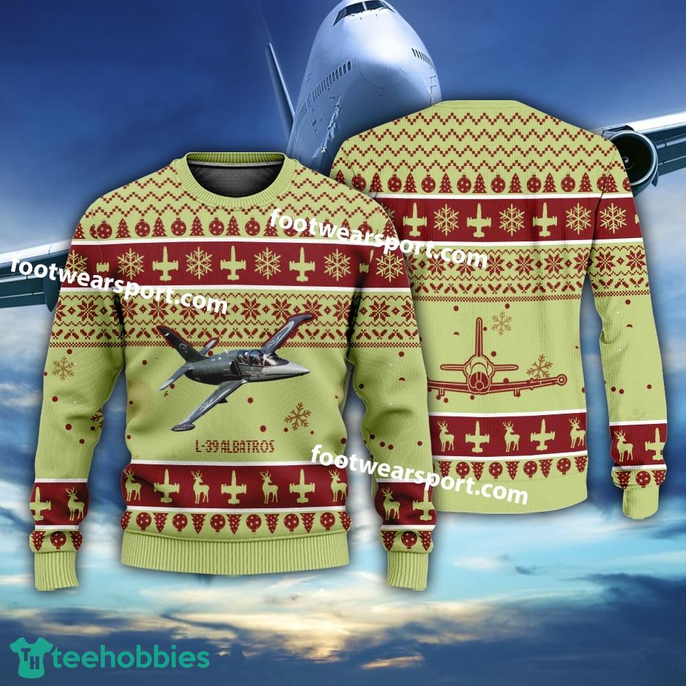 Aircraft L-39 Albatros L39 Christmas Sweater AOP Gift Holidays