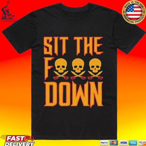 Aj Burnett Sit The F Down T-shirt