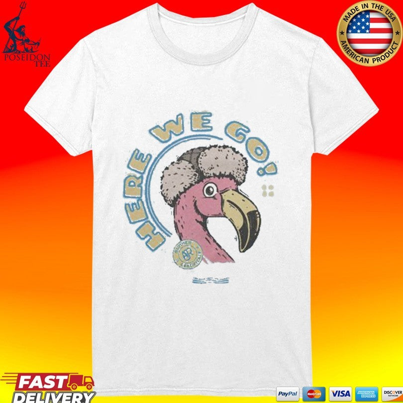 Ajrbrothers Here We Go Flamingo T-shirt