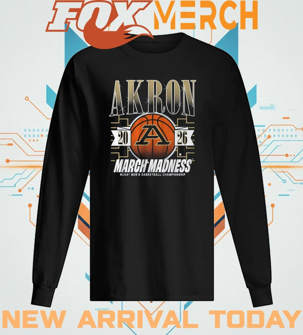 Akron Zips 2026 March Madness NCAA Men’s Basketball Championship shirt