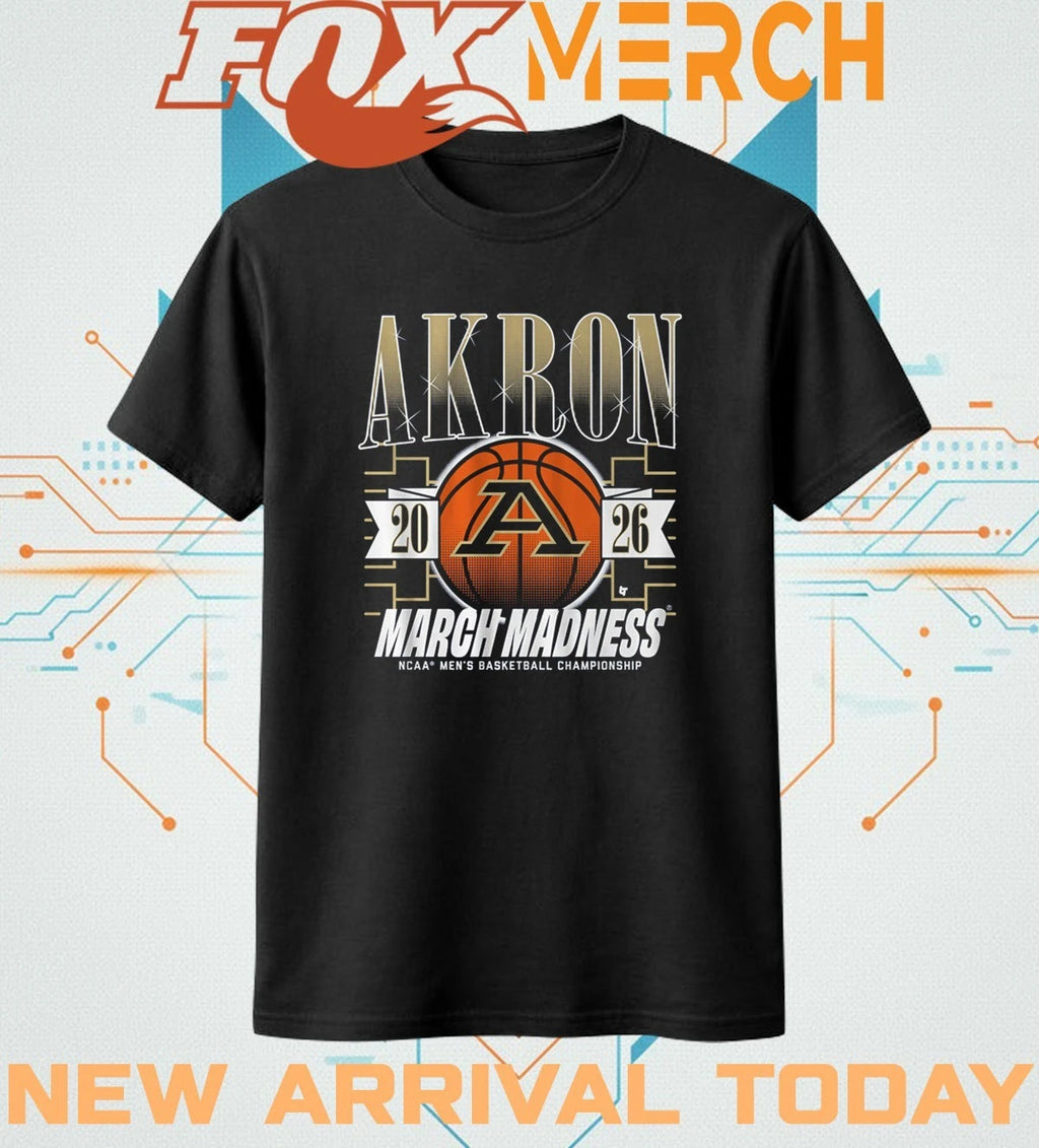 Akron Zips 2026 March Madness NCAA Men’s Basketball Championship shirt