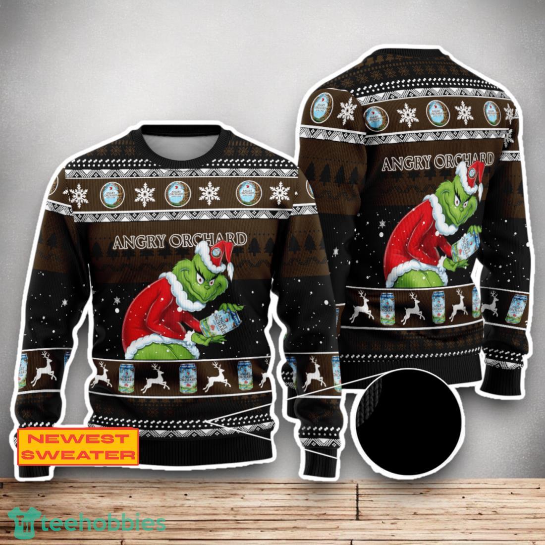 Angry Orchard Grinch Ugly Christmas Sweater Christmas Special Gifts For Men Women