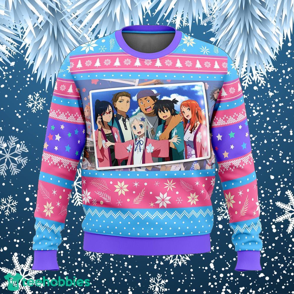 Anohana Anohana The Flower We Saw That Day Crochet Ugly Christmas Sweater Gift Holidays