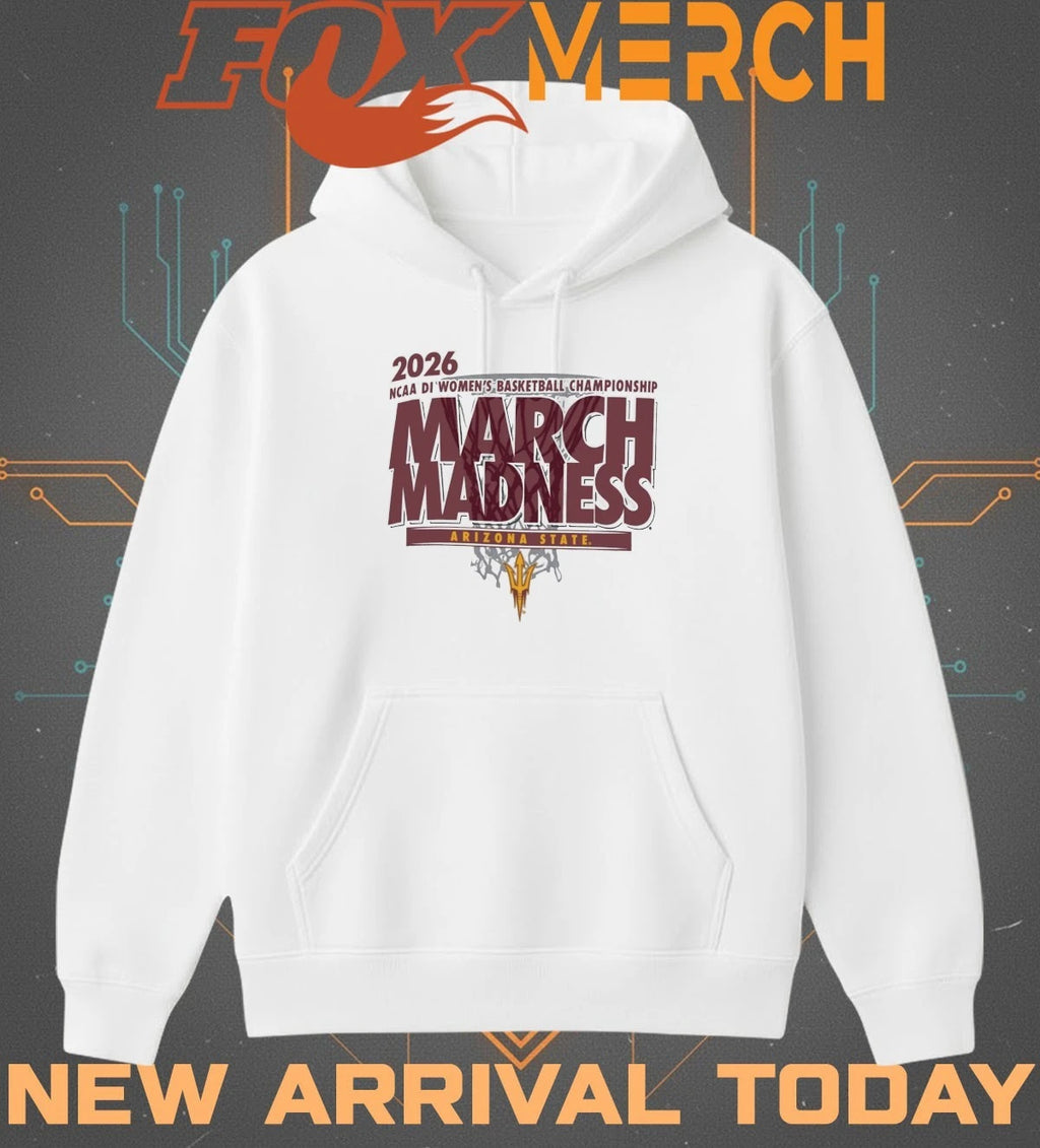 Arizona State Sun Devils 2026 NCAA DI Women’s Basketball Championship March Madness t-shirt