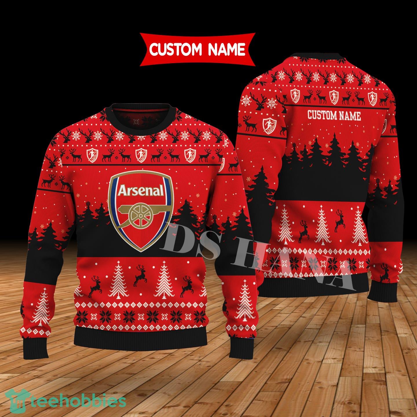 Arsenal Custom Name Merry Xmas Sweater For Soccer Sport Team’s Fans Sweater