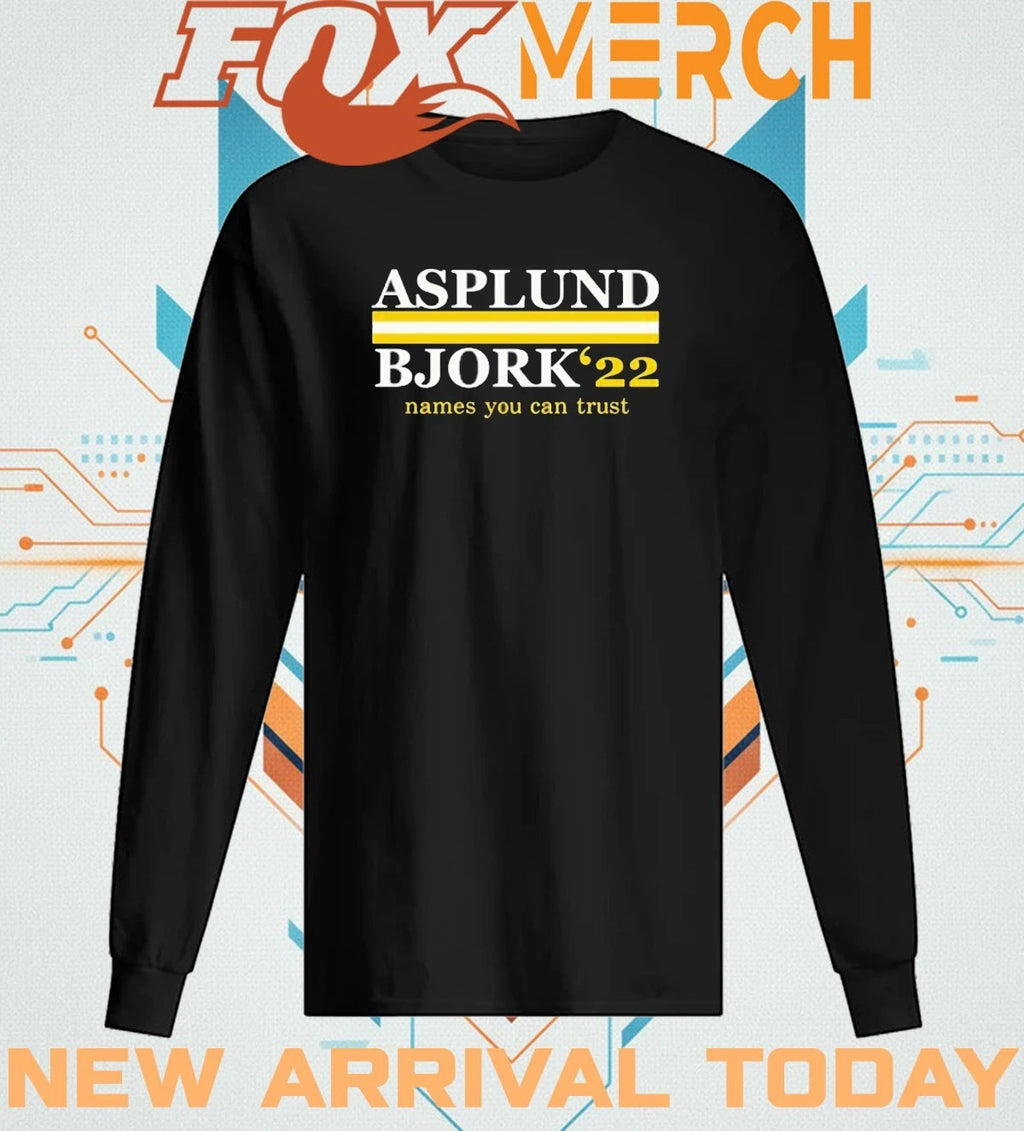 Asplund bjork 22 names you can trust t-shirt