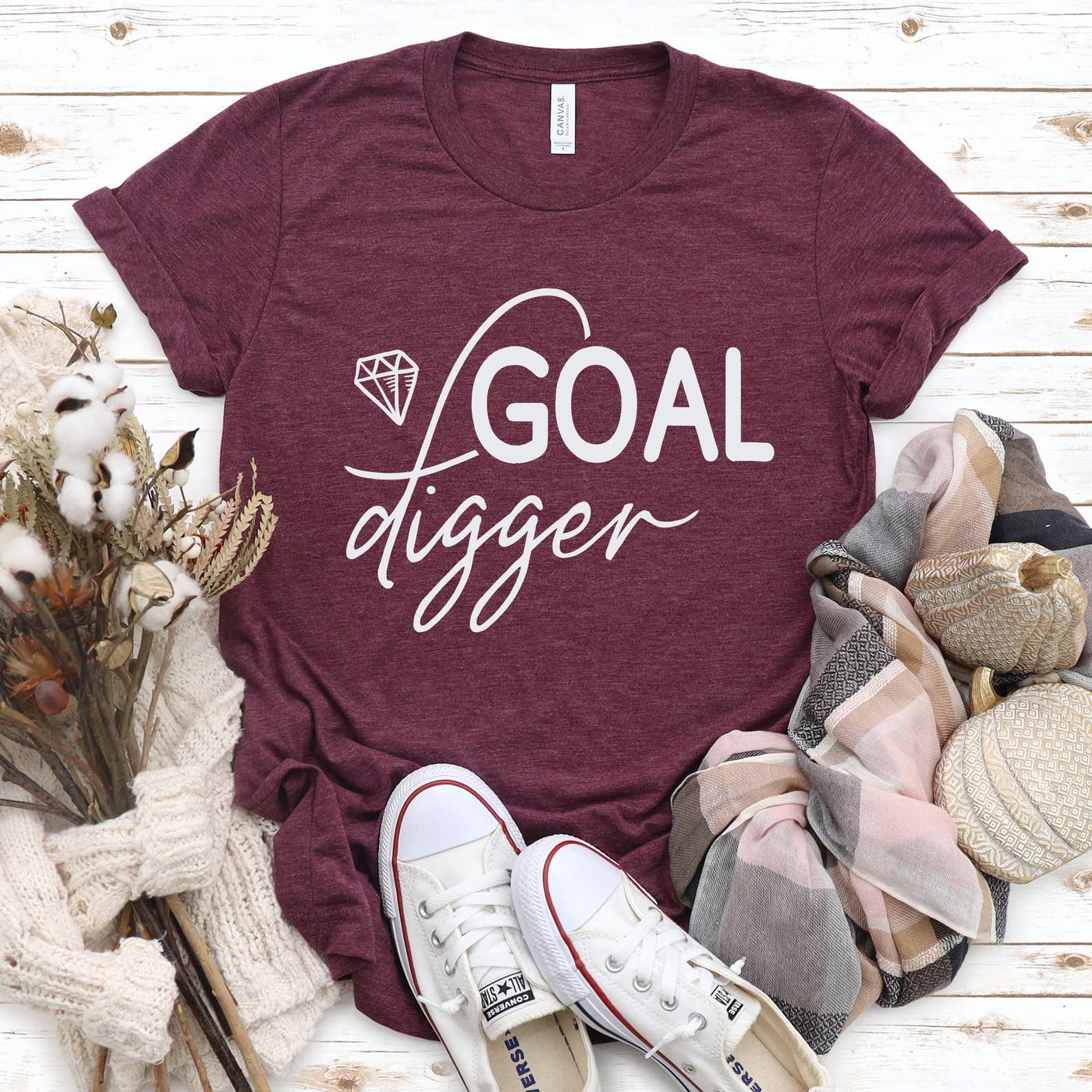 Goal Digger T-Shirt Hoodie, Sweatshirt | PodTeesHub.com