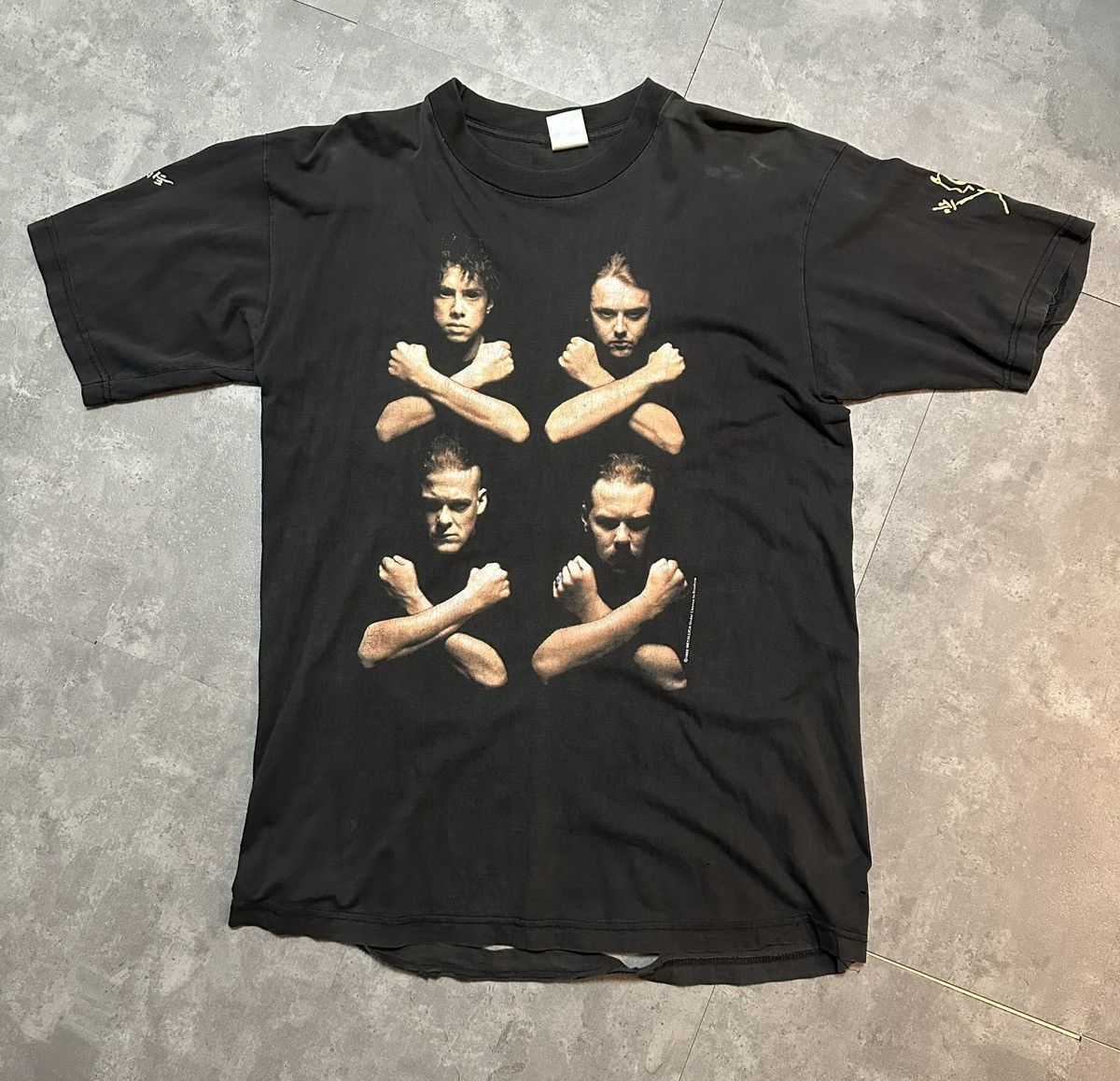 Metallica Rare Vintage 90s Metallica Black Album T Shirt Hoodie, Sweatshirt | PodTeesHub.com