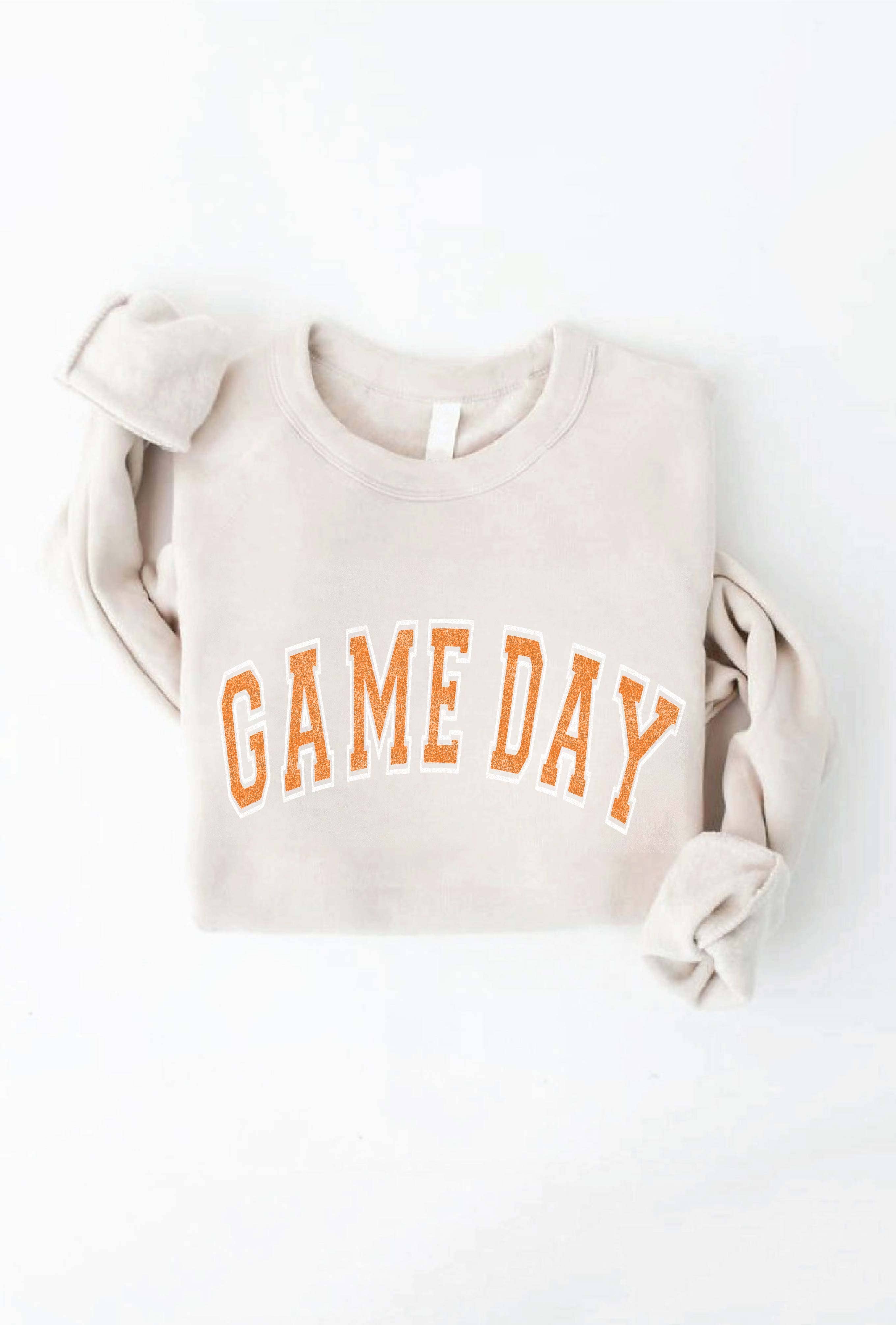 Game Day Orange Sweatshirt T-Shirts, Hoodie | PodTeesHub.com