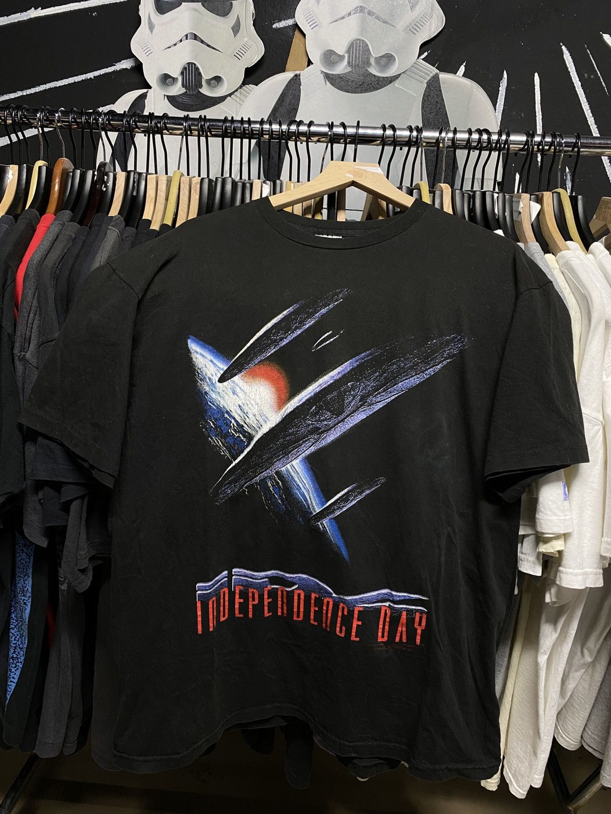 Other Vintage 90 S Independence Day Id4 Movie Tee Shirt Xlarge Hoodie, Sweatshirt | PodTeesHub.com