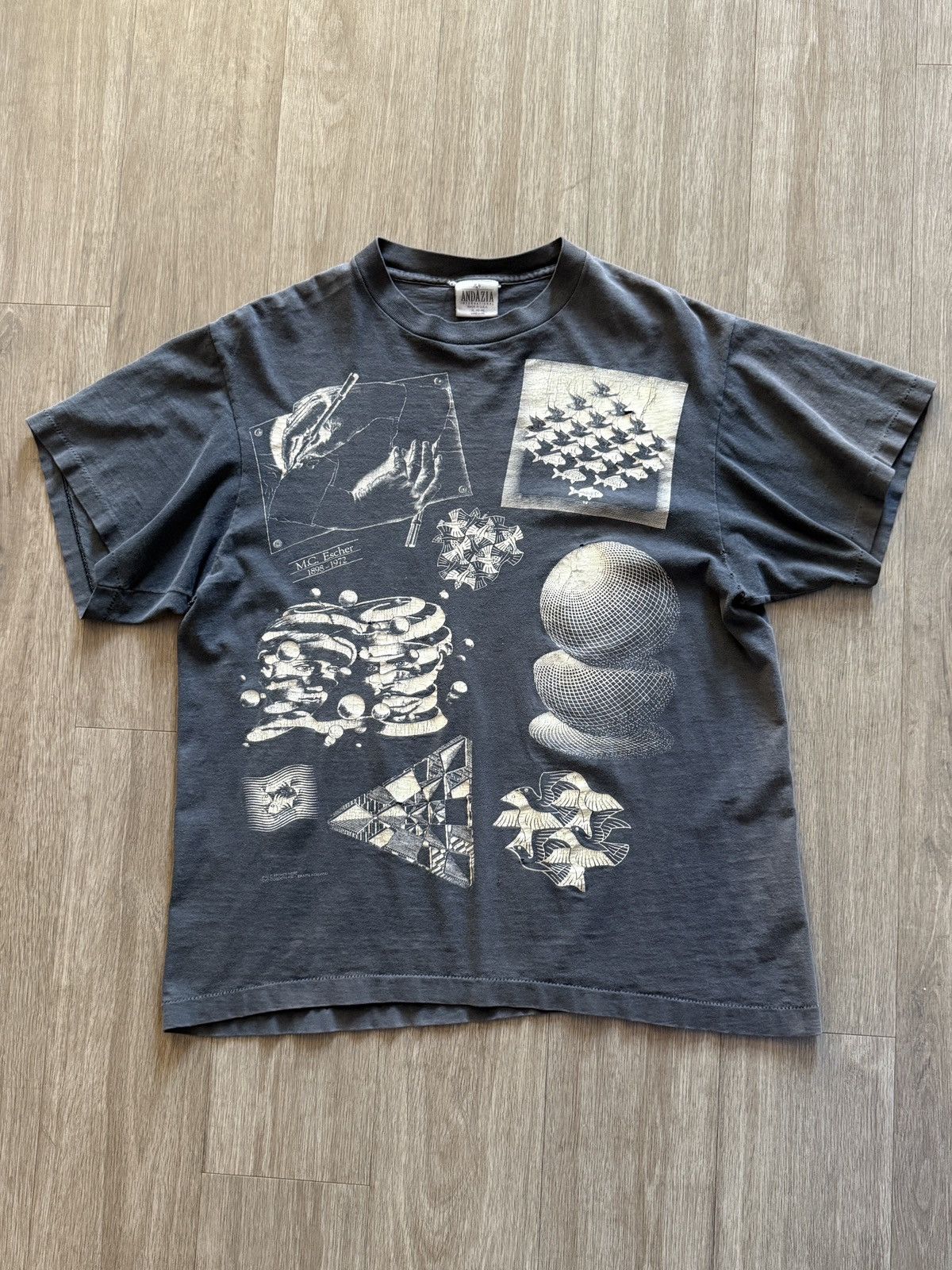 Vintage M C Escher Vintage Art 90s T-Shirts, Hoodie, Sweatshirt