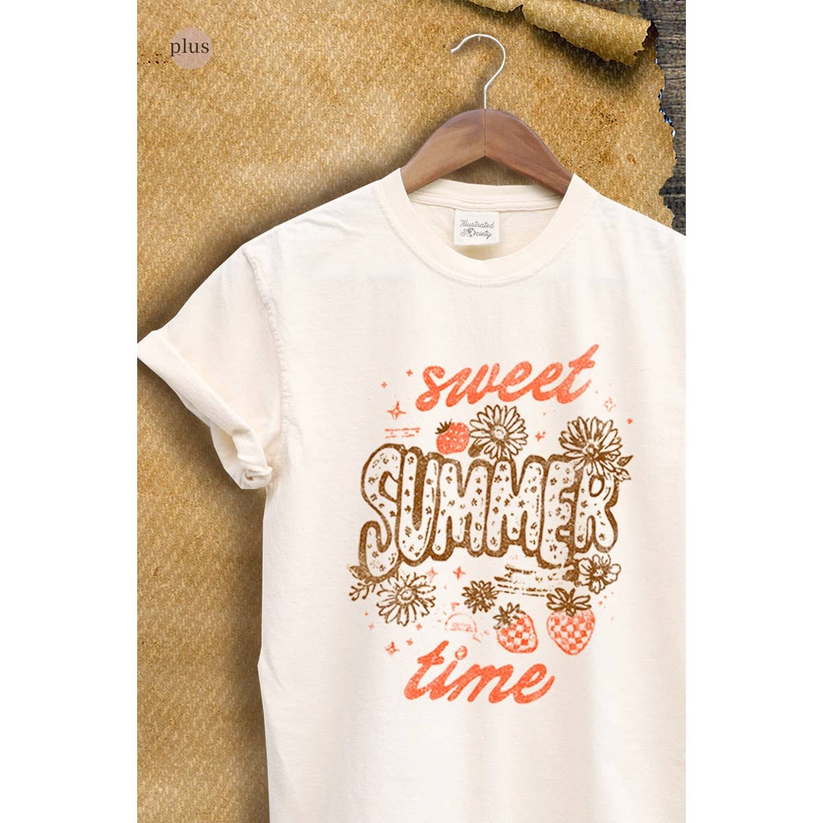 Sweet Summer Time Vintage Graphic Plus Tee Hoodie, Sweatshirt | PodTeesHub.com