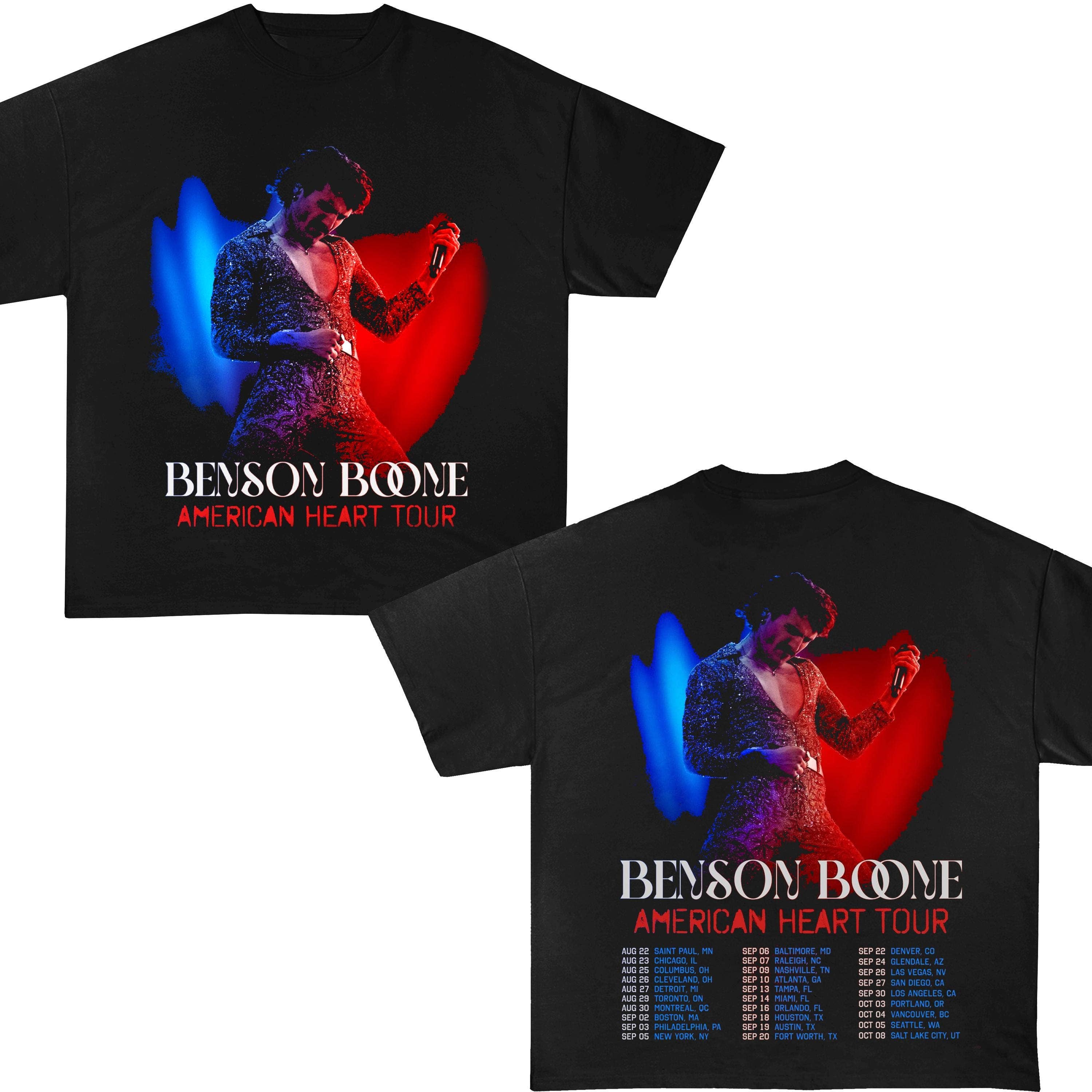 Benson Boone American Heart Tour T-Shirt Hoodie, Sweatshirt | PodTeesHub.com