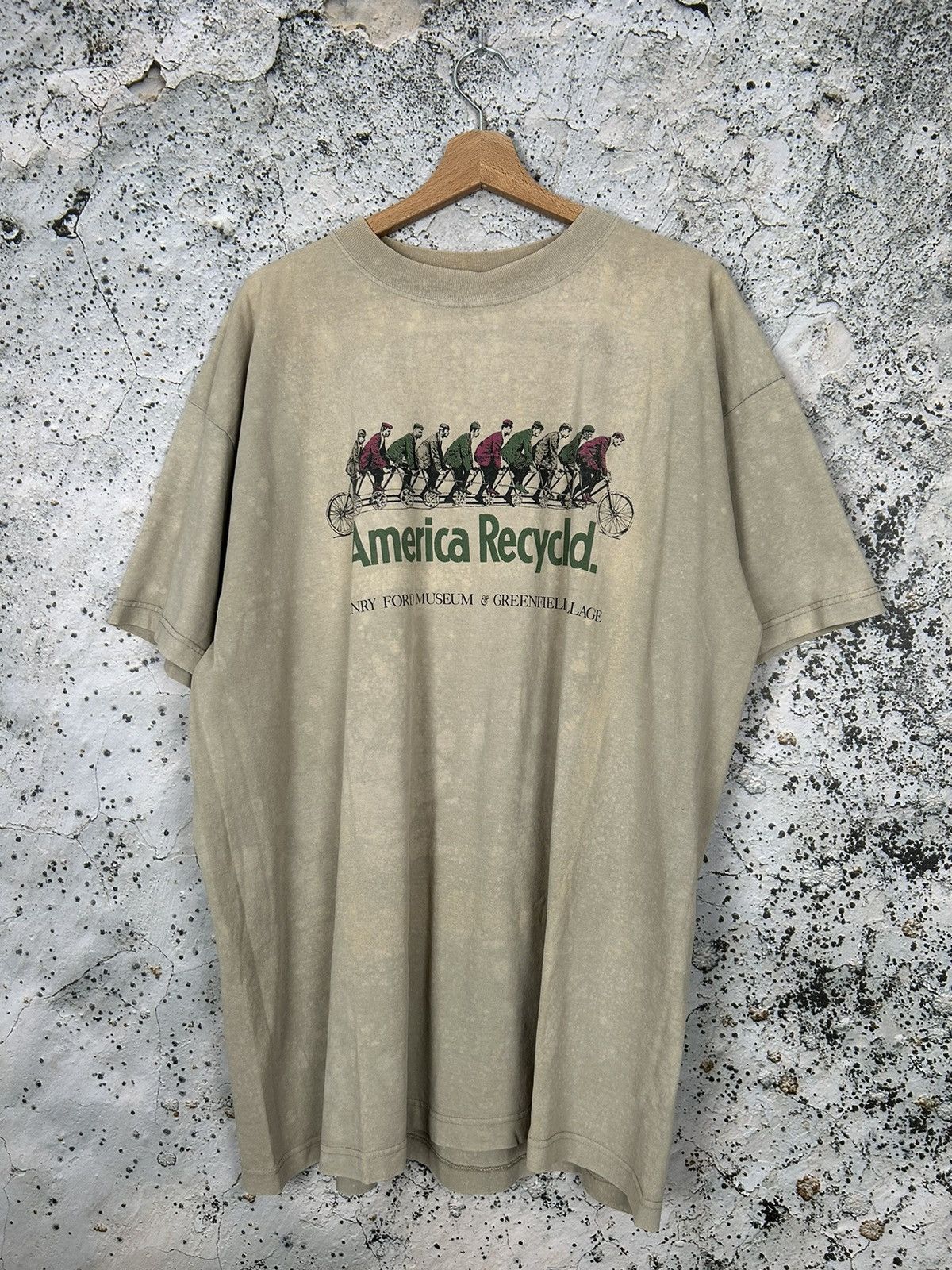 Vintage America Recycled Graphic Tee 90s Cycling Rare Hype Hoodie, Sweatshirt | PodTeesHub.com