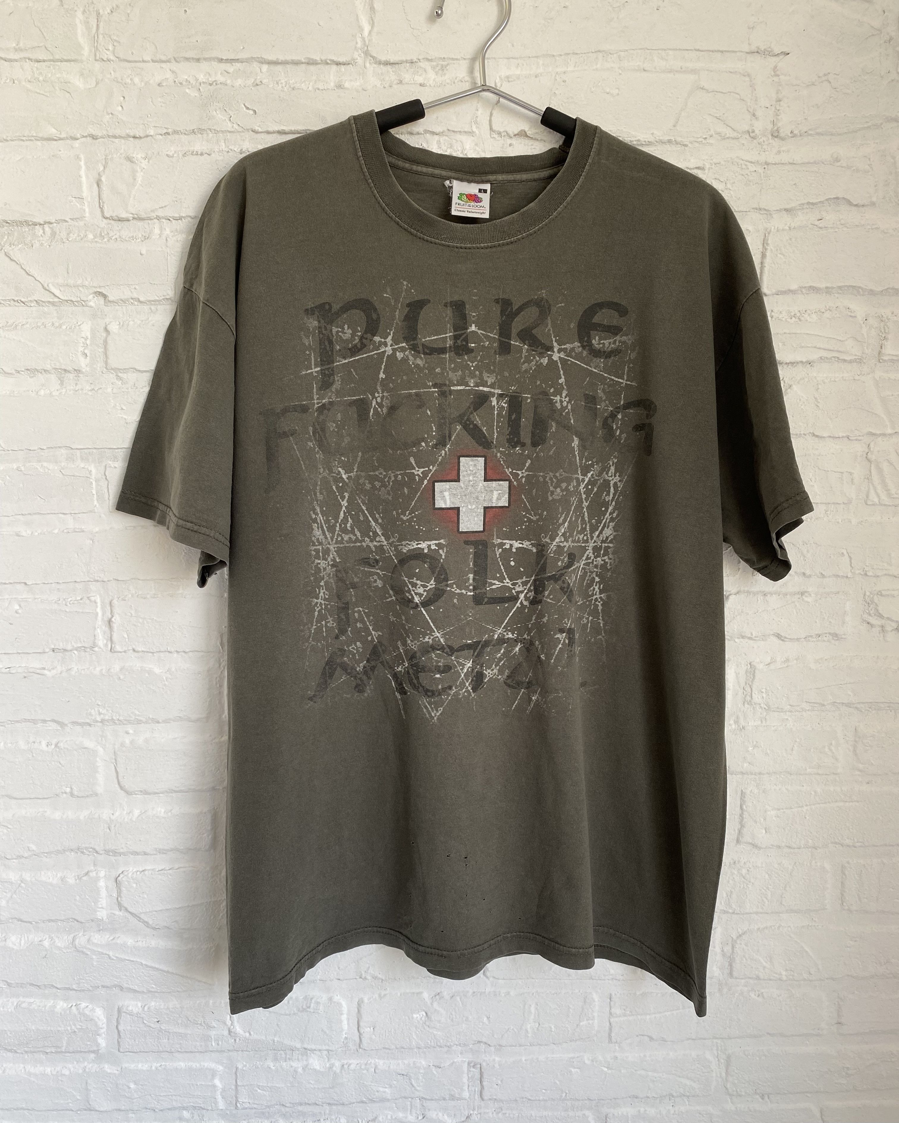 Vintage 2000s Eluveite Pure Fucking Folk Metal T Shirt Hoodie, Sweatshirt | PodTeesHub.com