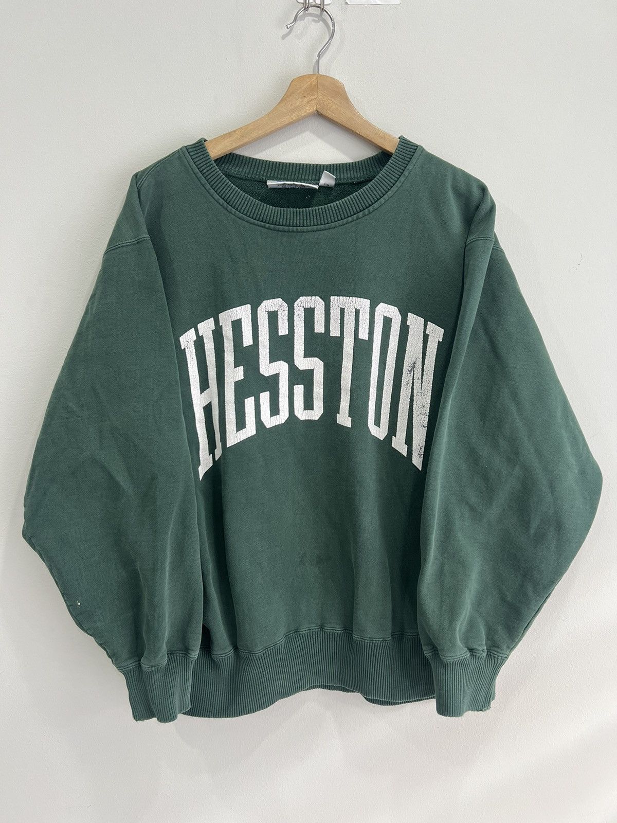 Vintage Hesston Sweater Sweatshirt Green T-Shirts, Hoodie | PodTeesHub.com