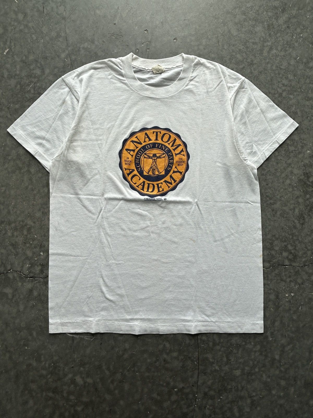 Unsound Rags Vintage 90s Anatomy Academy Graphic Tee Screen Stars Hoodie, Sweatshirt | PodTeesHub.com