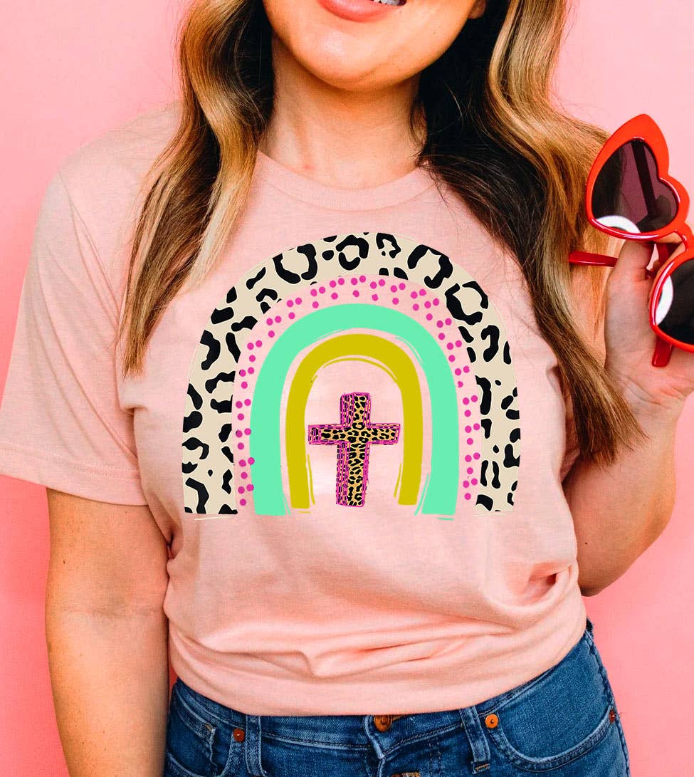 Easter Rainbow - Christian Easter Jesus God Rainbow T-Shirt Hoodie, Sweatshirt | PodTeesHub.com