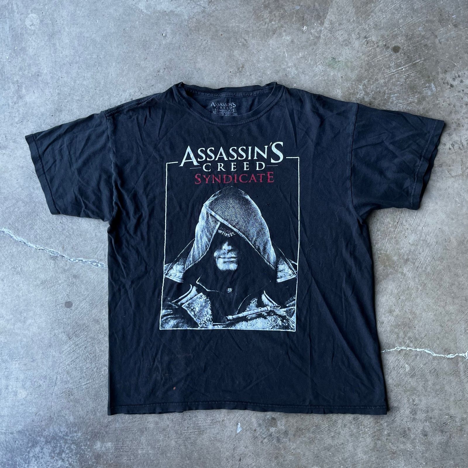 Vintage Assassins Creed Syndicate Gaming Tee Shirt Large Hoodie, Sweatshirt | PodTeesHub.com