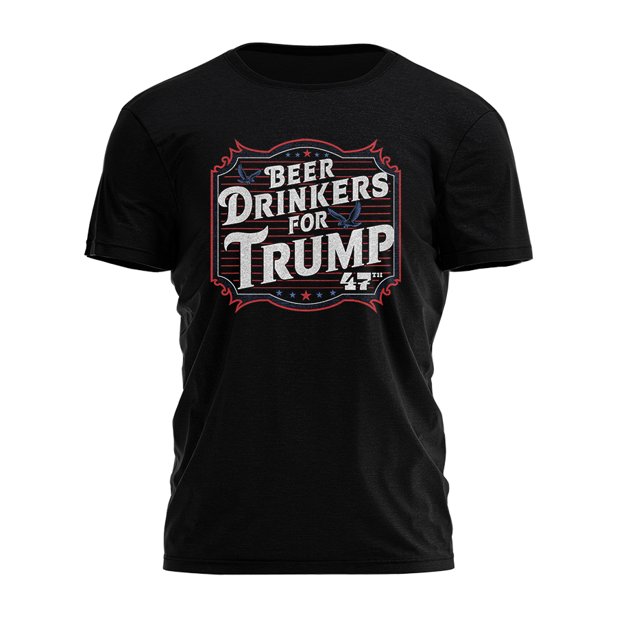 Beer Drinkers For Trump 47th Tee - 2541 Hoodie, Sweatshirt | PodTeesHub.com