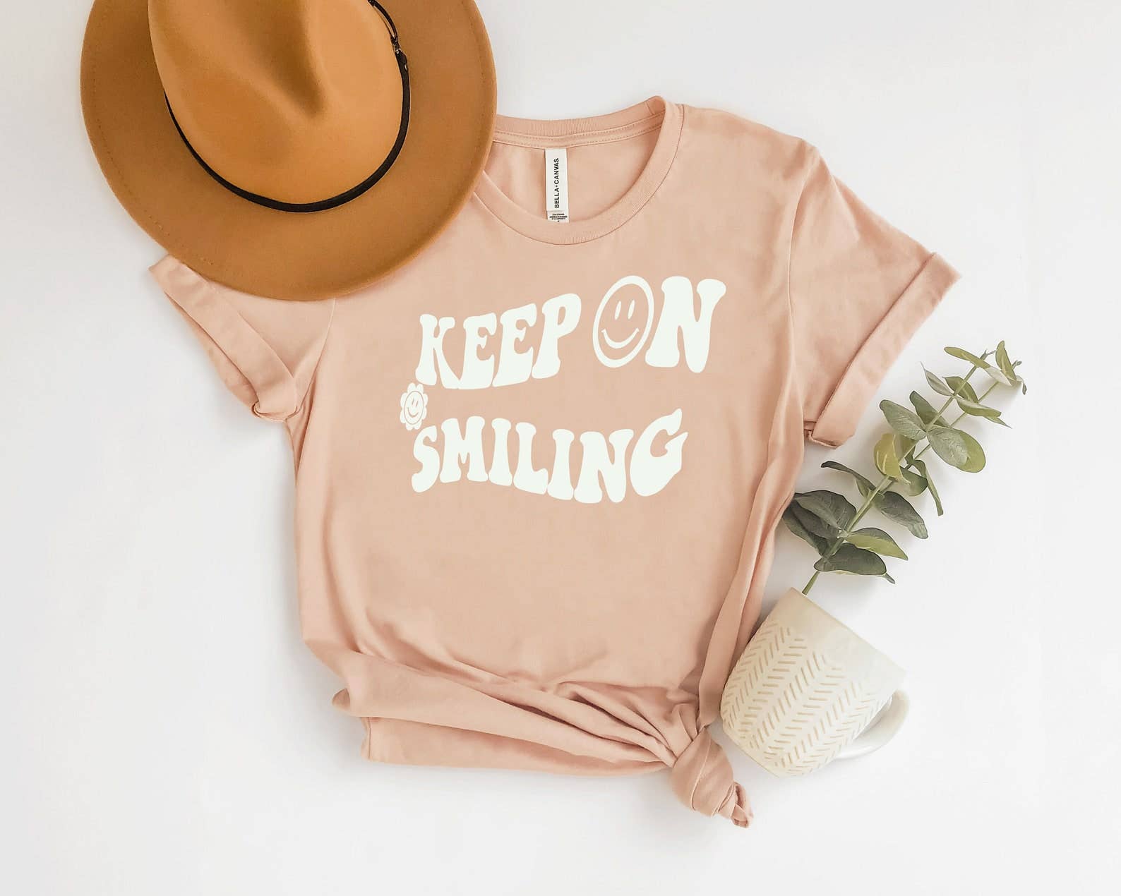 Funny Keep On Smiling T-Shirt Hoodie, Sweatshirt | PodTeesHub.com