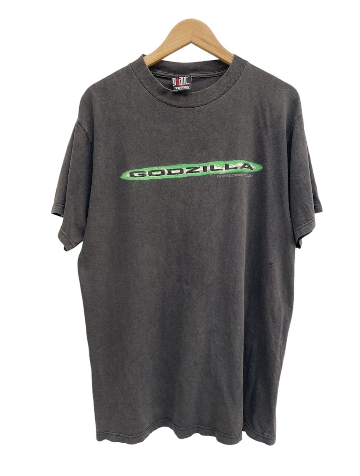 Giant Vintage 1998 Godzilla Giant Movie Promo Distressed T Shirt Hoodie, Sweatshirt | PodTeesHub.com