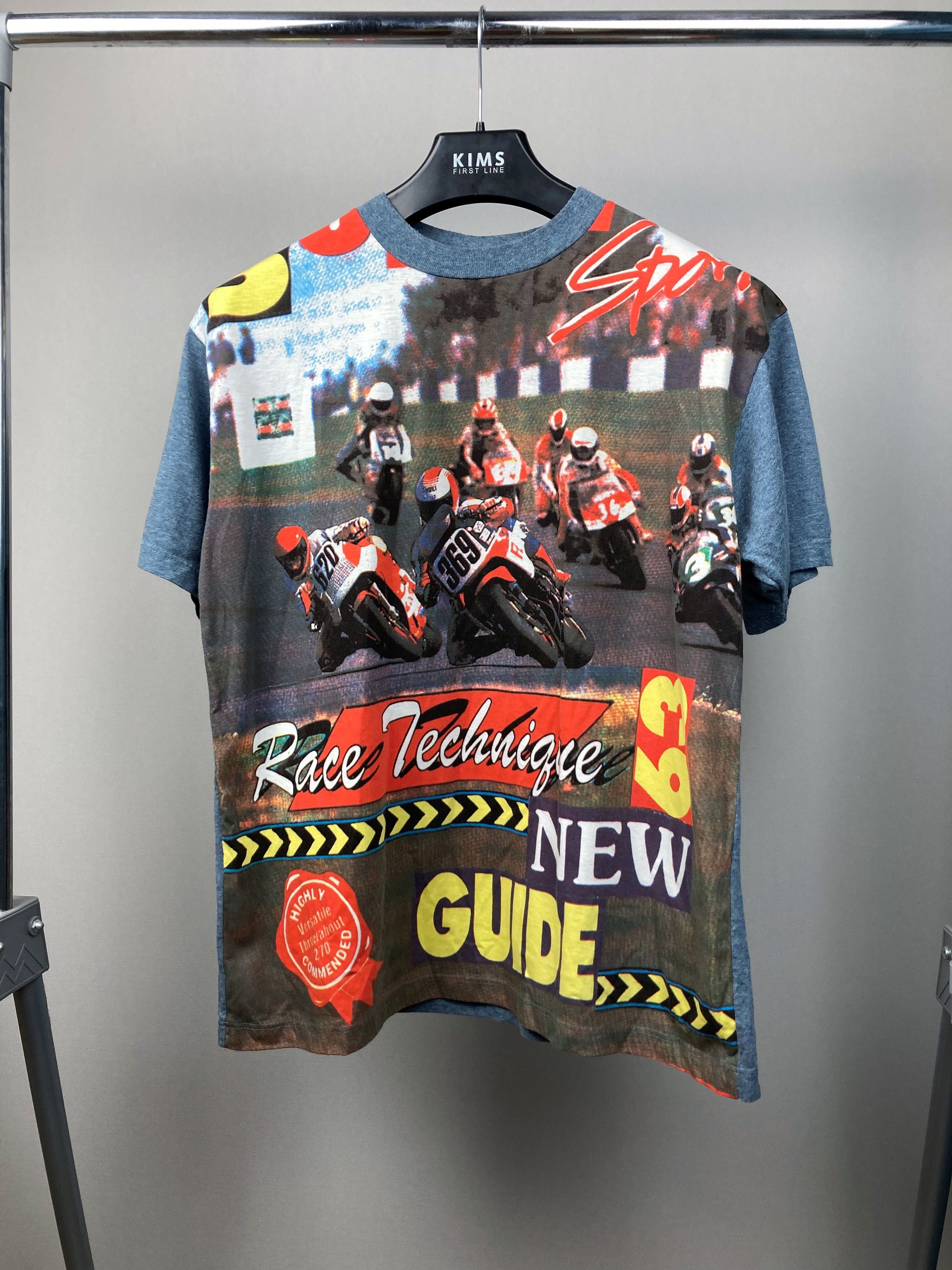 Usa Vintage Motocross Racing All Over Print Crewneck Tee Hoodie, Sweatshirt | PodTeesHub.com