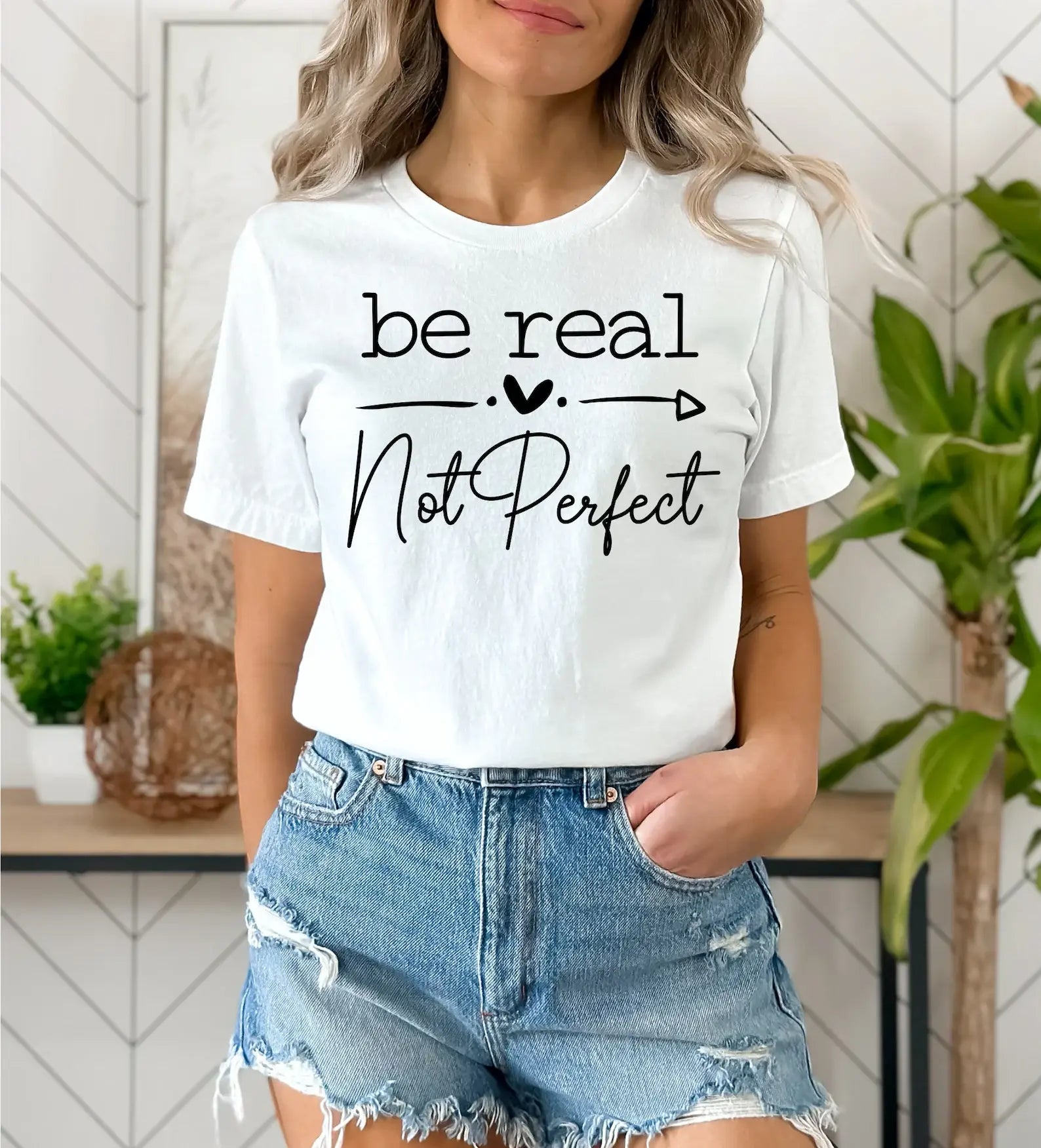 Be Real Not Perfect T-Shirt Hoodie, Sweatshirt | PodTeesHub.com