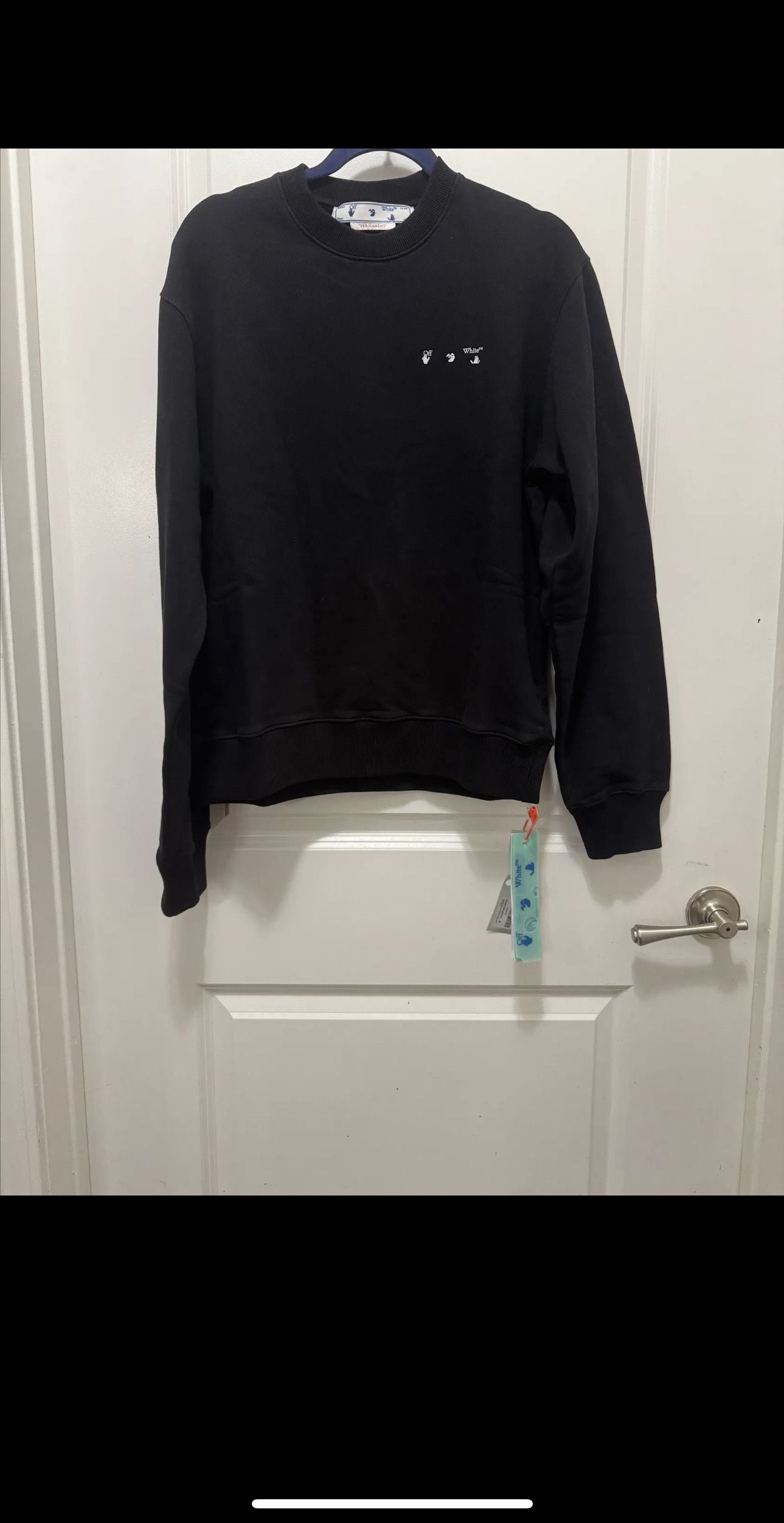 White Off White Crew Neck T-Shirts, Hoodie, Sweatshirt | PodTeesHub.com