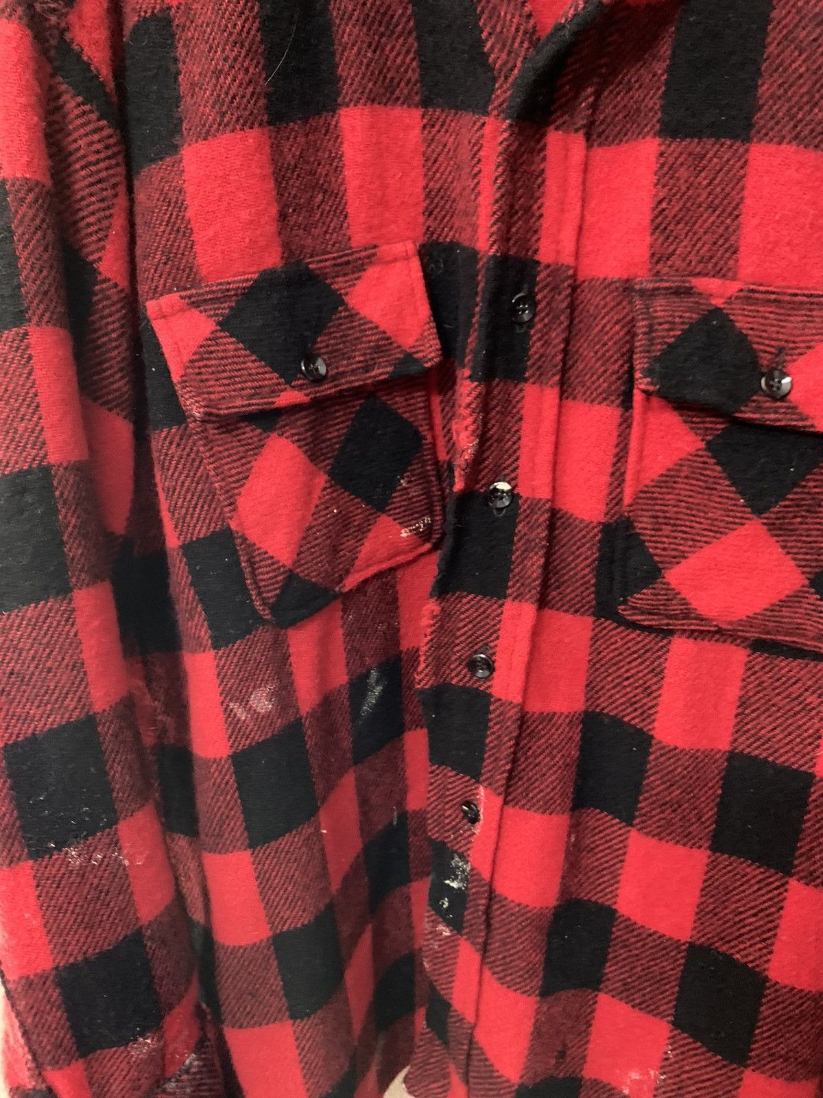 Vintage Flannel 80s Red Wool Buffalo Check Flannel T-Shirts, Hoodie, Sweatshirt | PodTeesHub.com