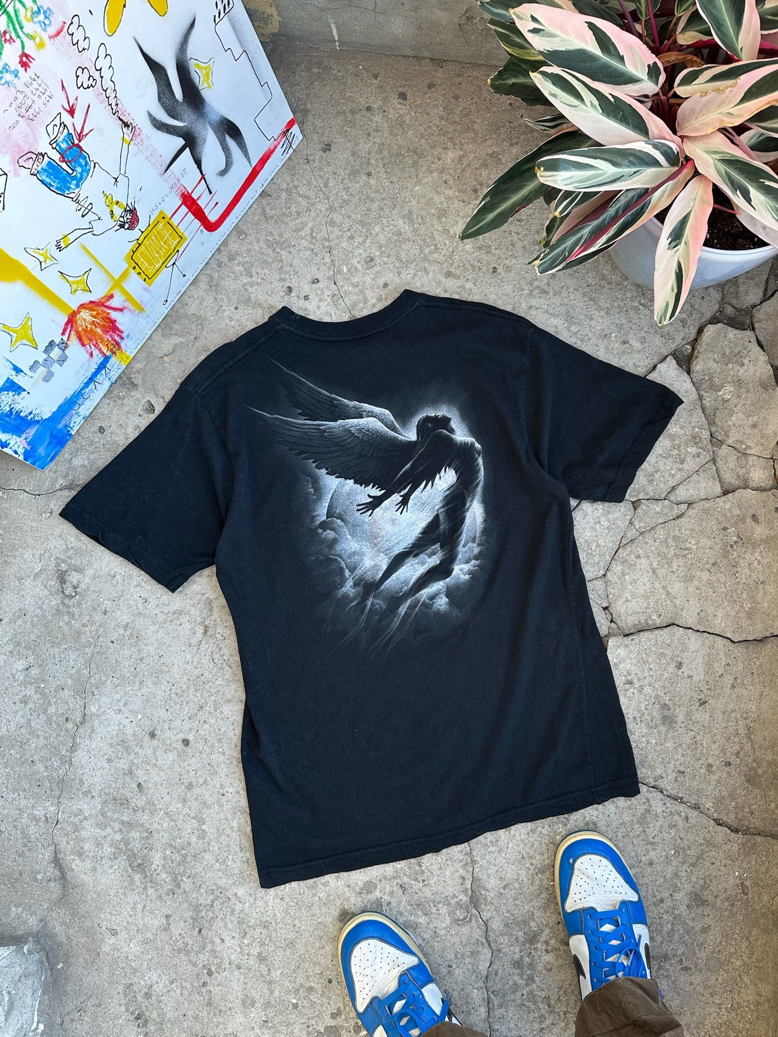 Band Tees Vintage Y2k Sexy Angel Broke Vamp Girl Blood Dead Horror Tee Hoodie, Sweatshirt | PodTeesHub.com