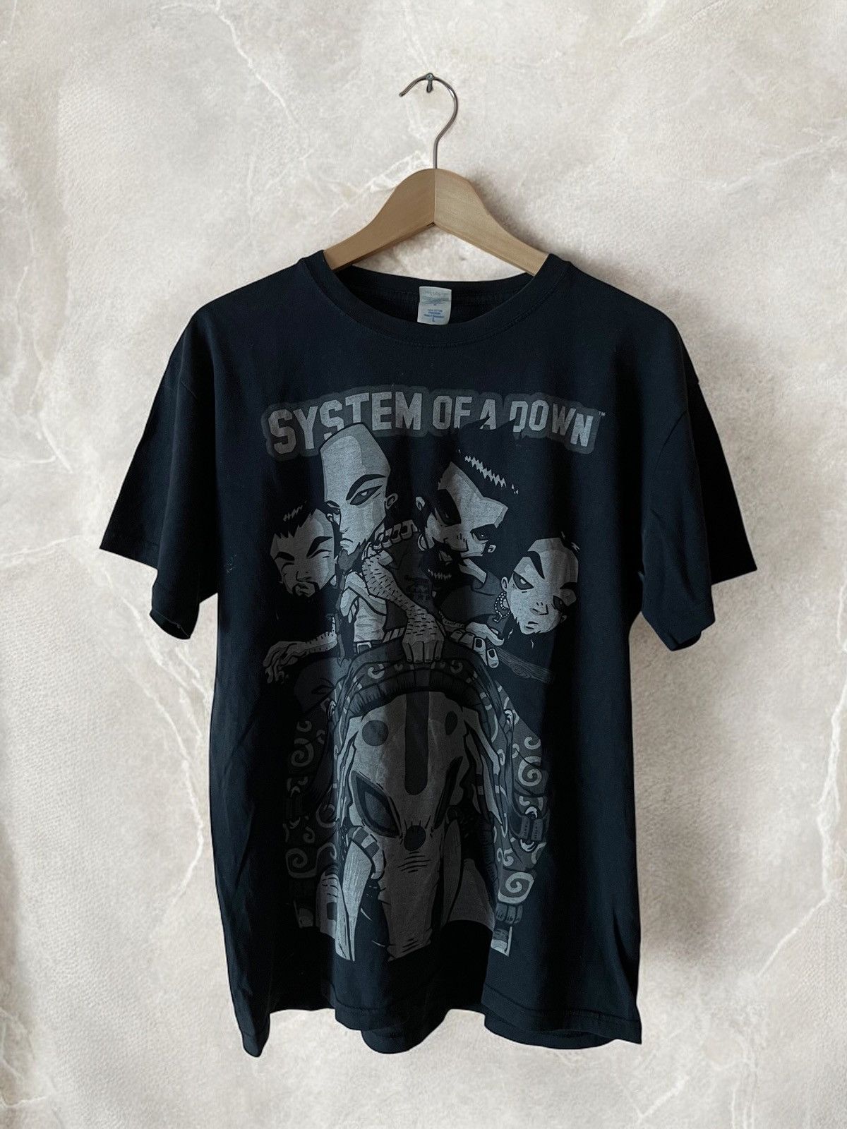 Vintage System Of A Down Vintage 00s Tee Band T Shirt Heavy Metal Hoodie, Sweatshirt | PodTeesHub.com