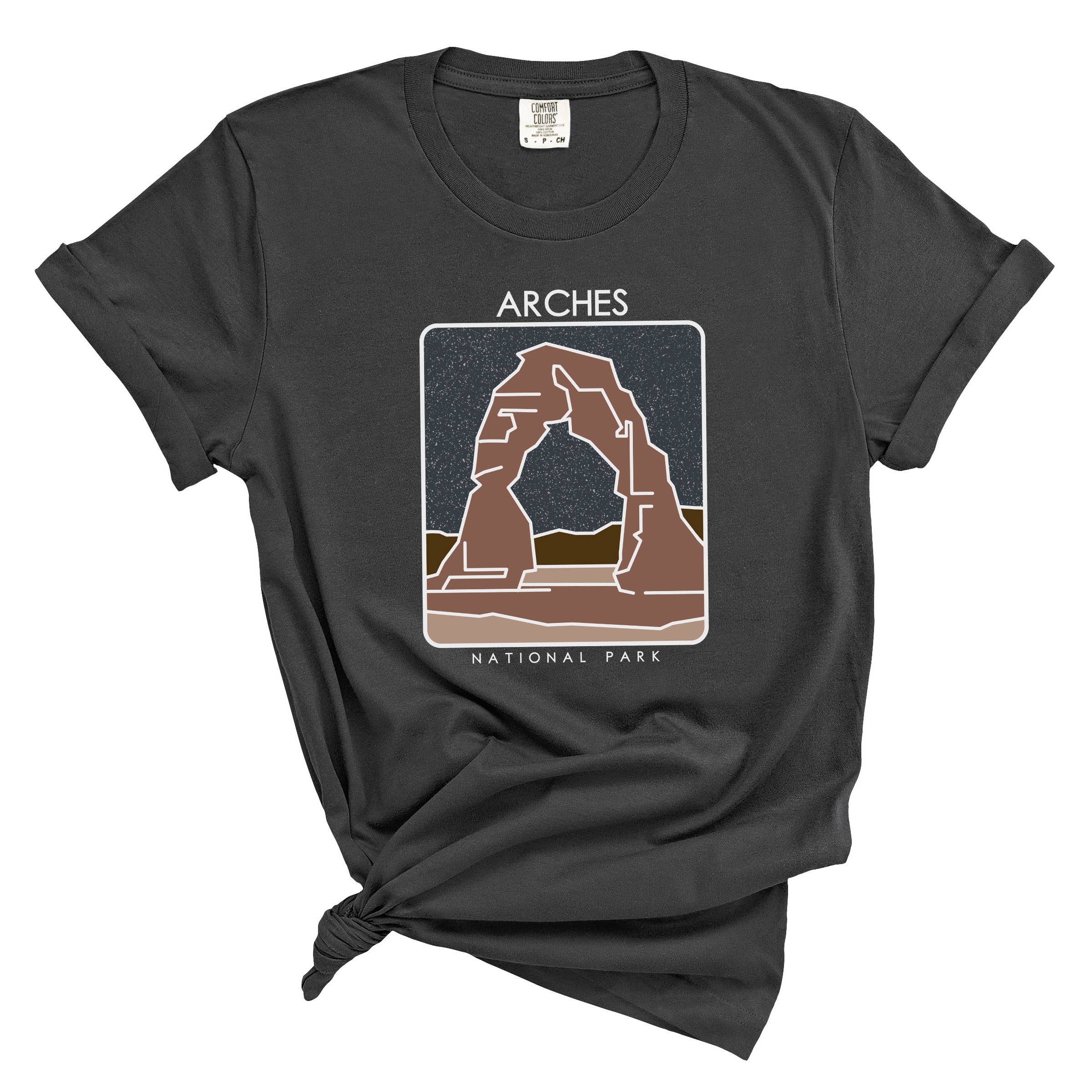 Arches Graphic Tee | National Park | Sizes S-2XL Hoodie, Sweatshirt | PodTeesHub.com