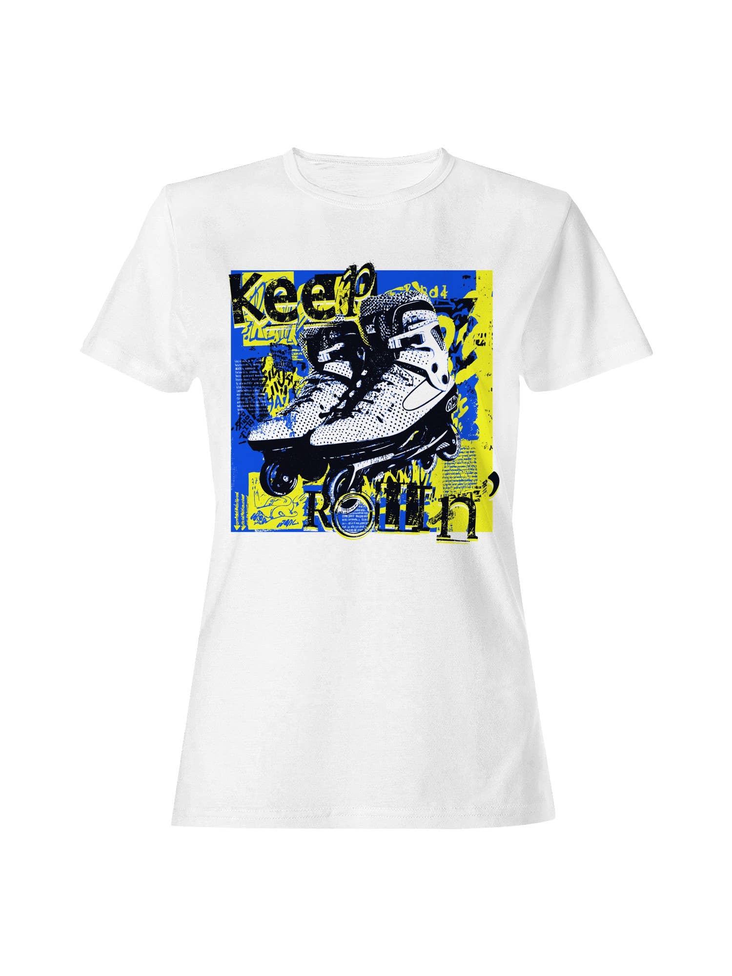 Keep Rollin' Graffiti Art Women's T-Shirt Hoodie, Sweatshirt | PodTeesHub.com