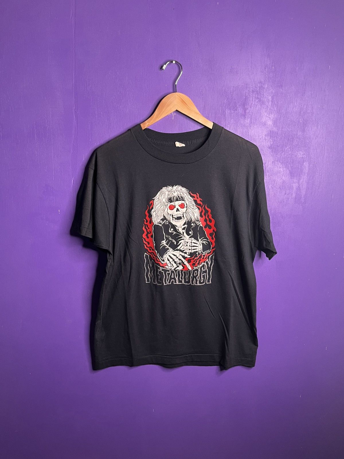 Vintage 80s Metalurgy Live Evil Concert T Shirt Hoodie, Sweatshirt | PodTeesHub.com