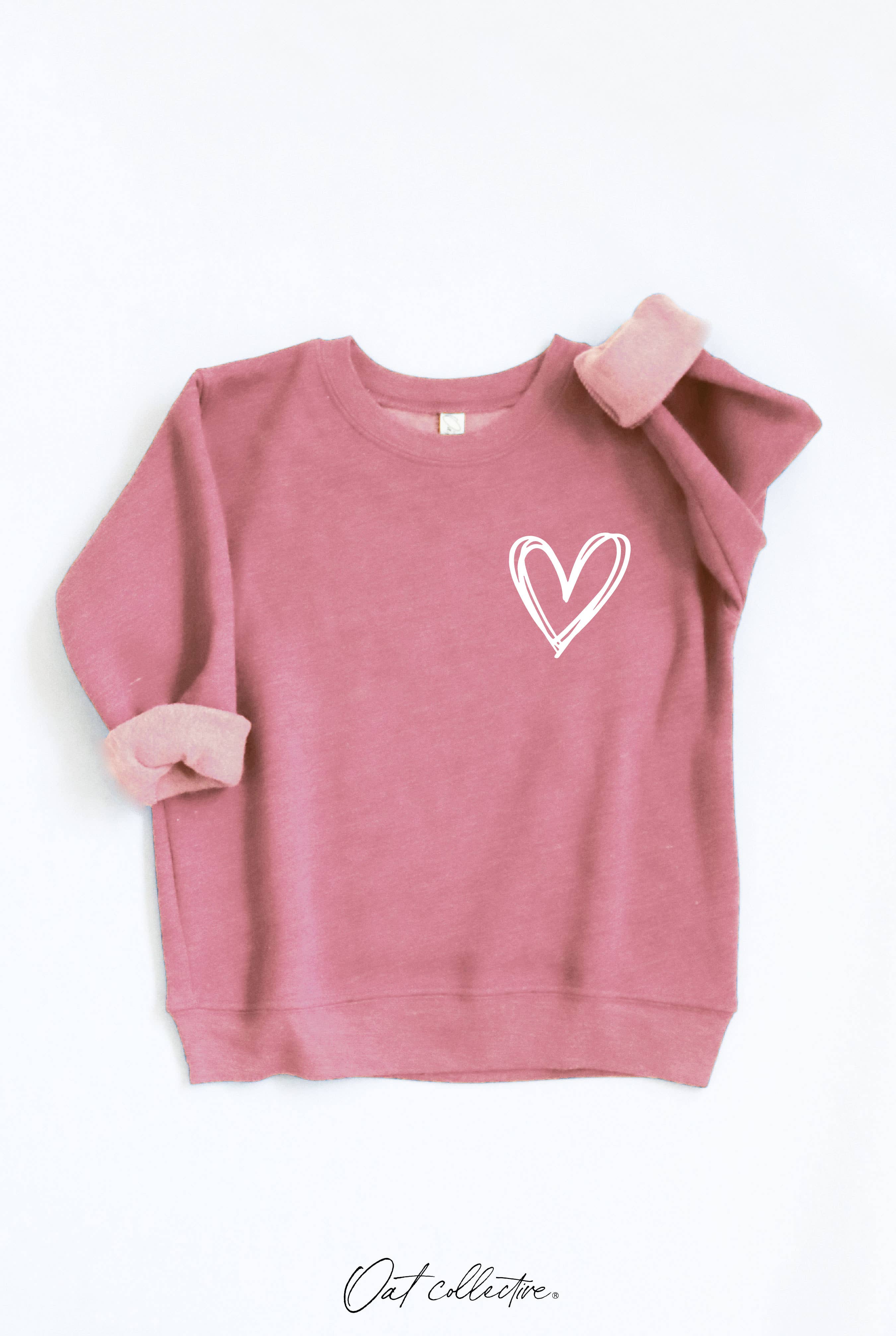 Heart Scribble  Toddler Graphic Sweatshirt T-Shirts, Hoodie | PodTeesHub.com