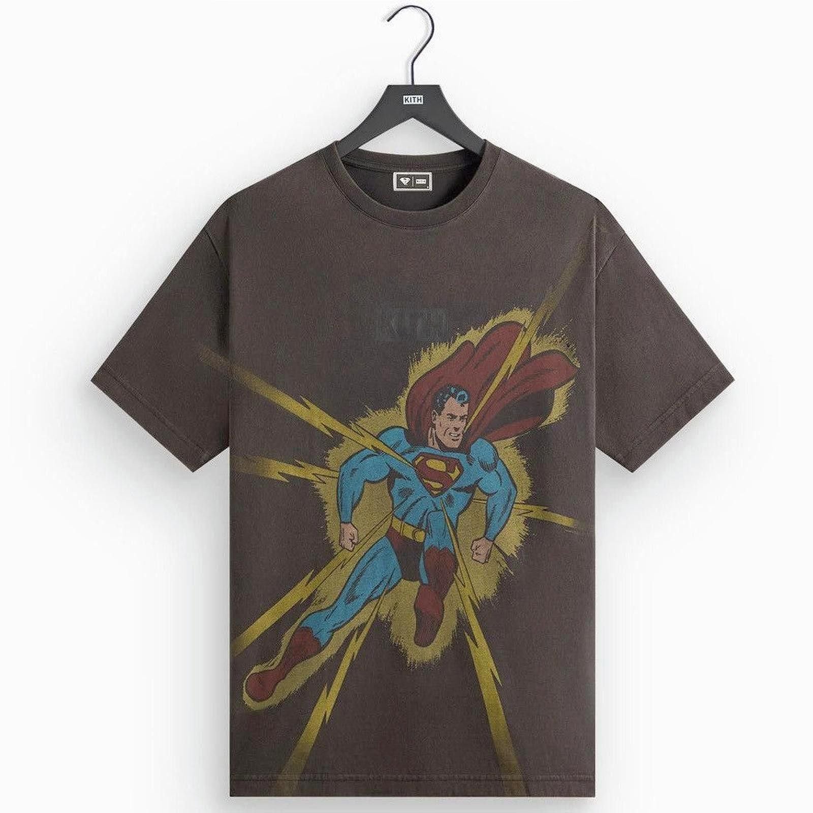 Superman Lightning Bolt Tee Size Medium Hoodie, Sweatshirt | PodTeesHub.com