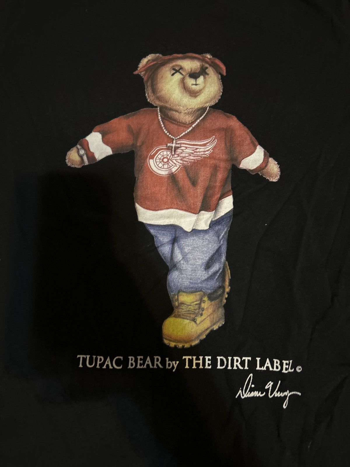 The Dirt Label Tupac Bear T Shirt Hoodie, Sweatshirt | PodTeesHub.com