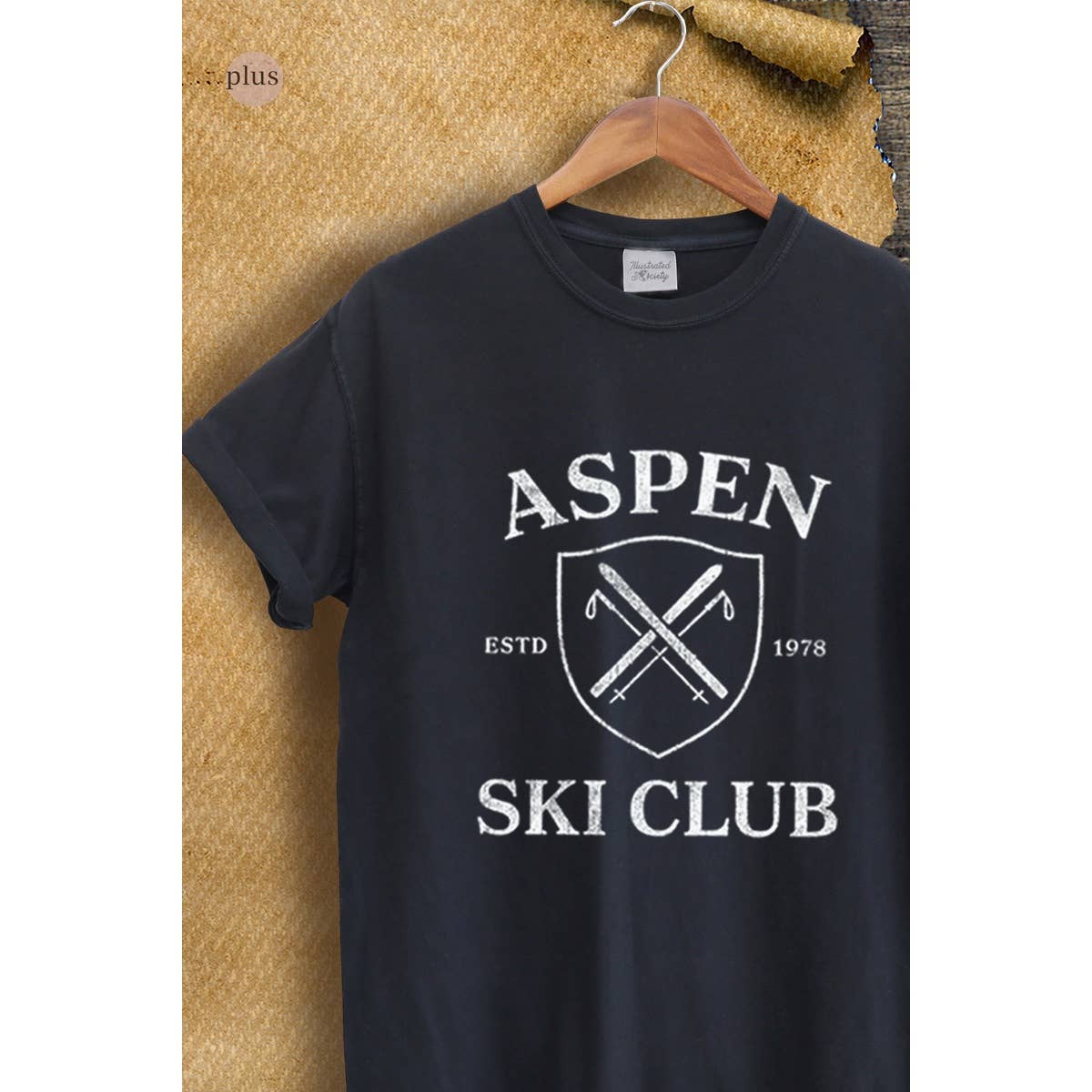 Aspen Ski Club Vintage Graphic Plus Tee Hoodie, Sweatshirt | PodTeesHub.com