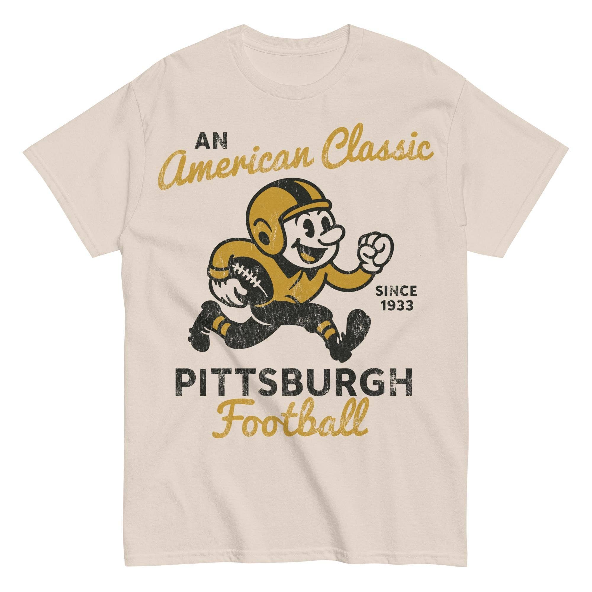 Pittsburgh Football Tee - American Classic Style Hoodie, Sweatshirt | PodTeesHub.com