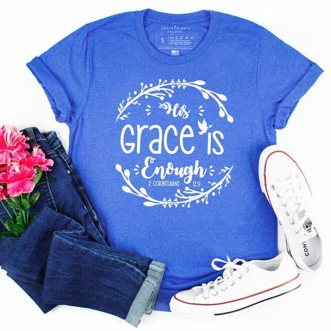 His Grace Graphic Tee Shirt Hoodie, Sweatshirt | PodTeesHub.com