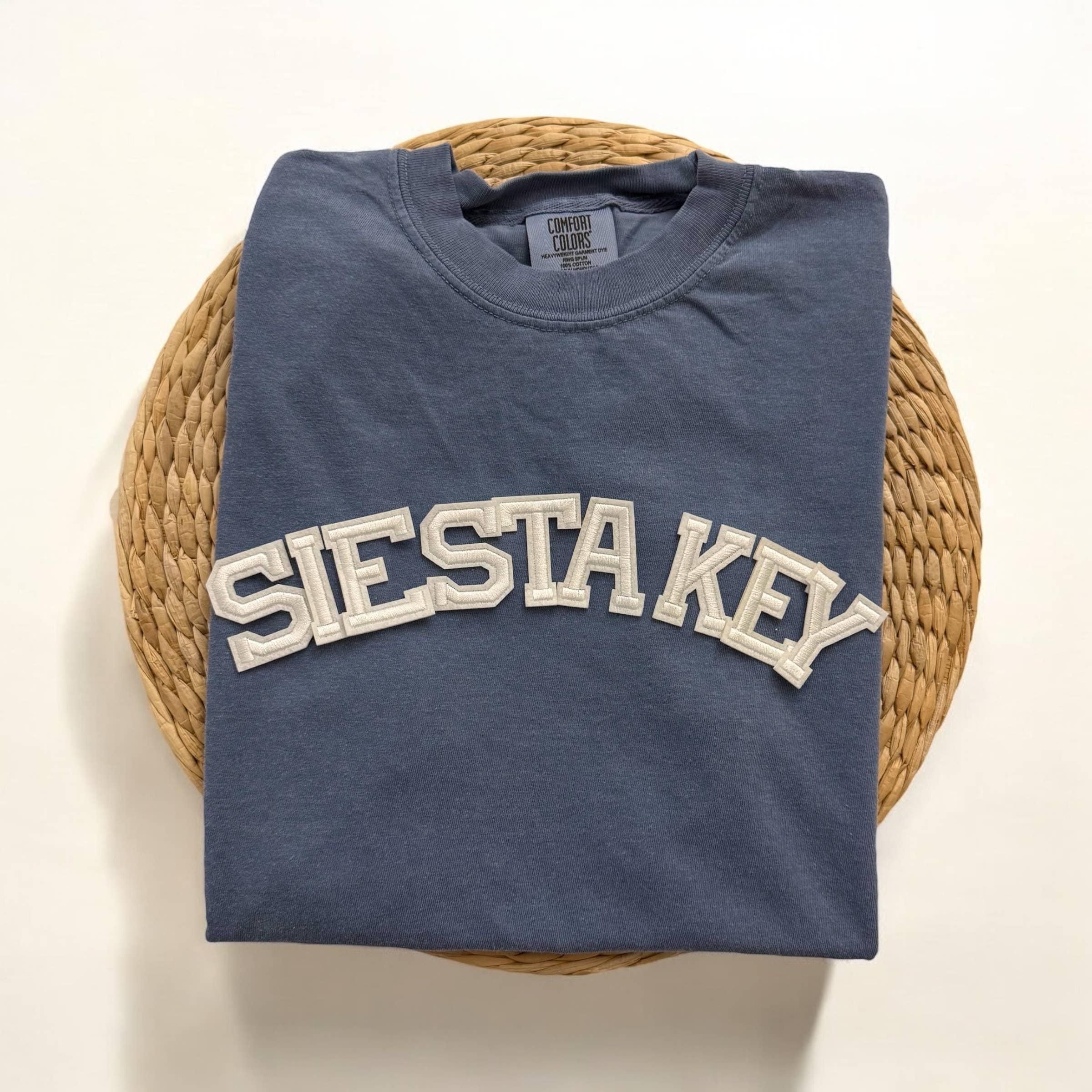 Comfort Colors Siesta Key Florida Short Sleeve Shirt Hoodie, Sweatshirt | PodTeesHub.com