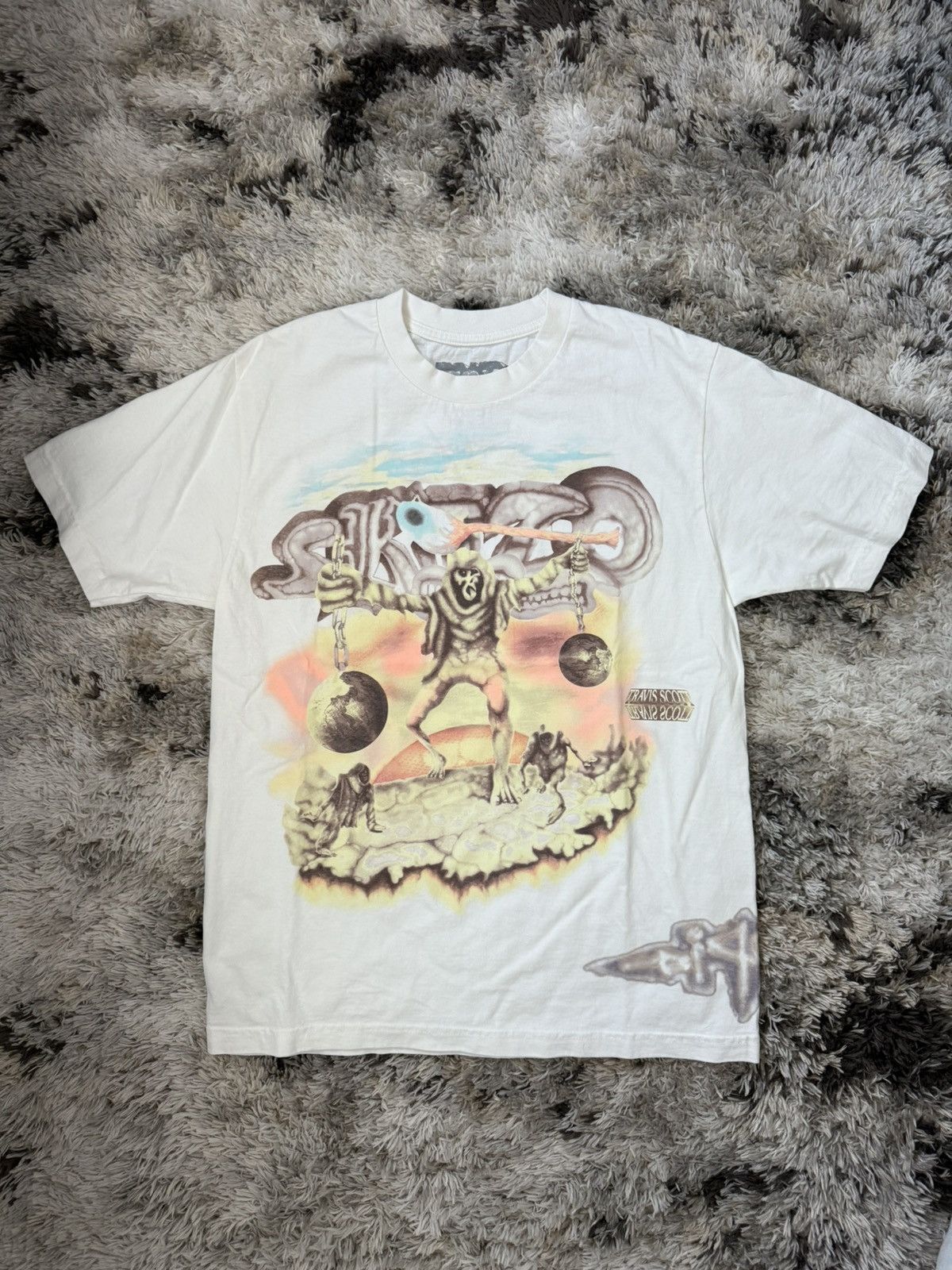 Scott Travis Scott Cactus Jack Utopia Tour Merch T Shirt Brand New Hoodie, Sweatshirt | PodTeesHub.com
