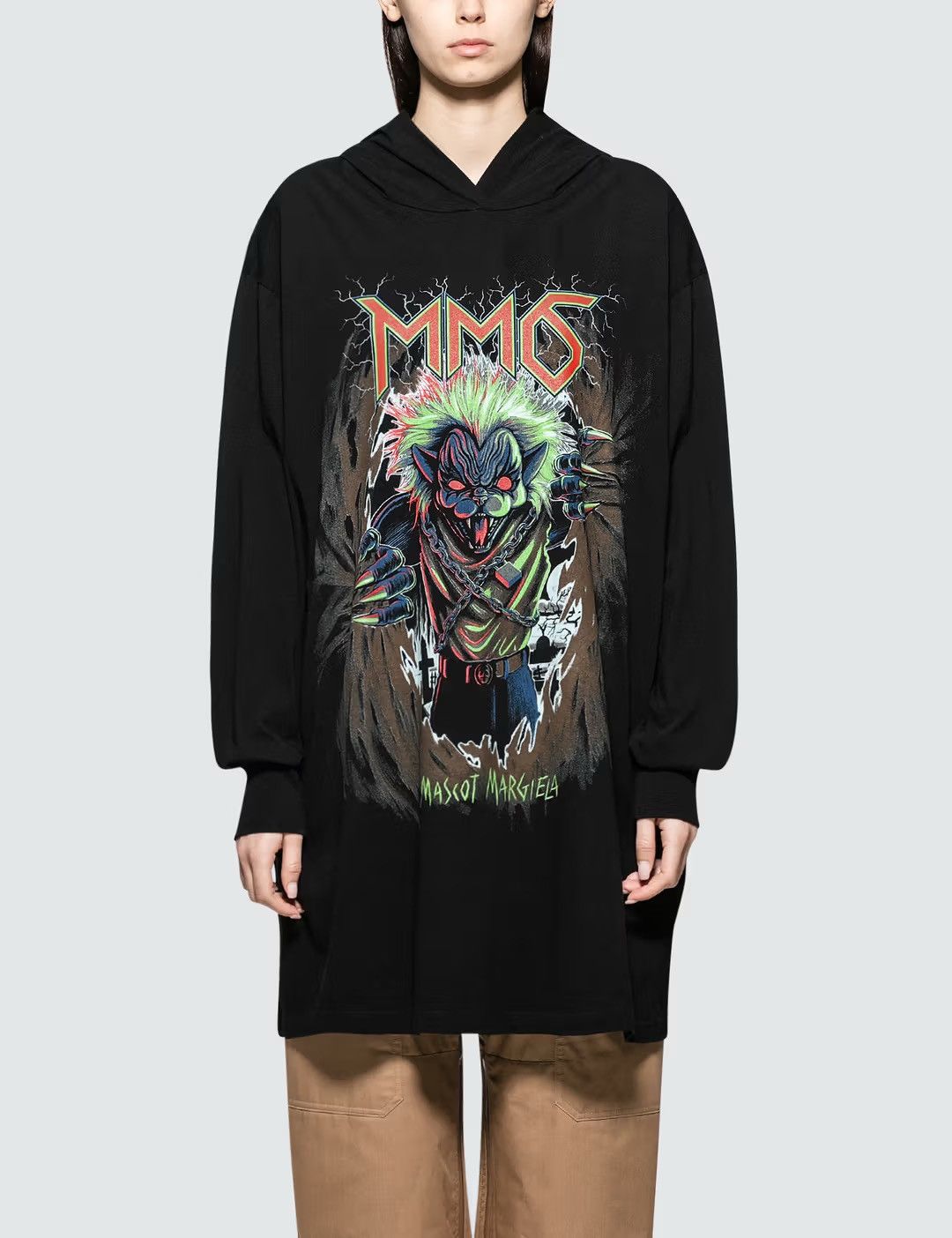 Margiela Maison Margiela Mm6 Hoodie Small Graphic Double Sided T-Shirts, Sweatshirt | PodTeesHub.com