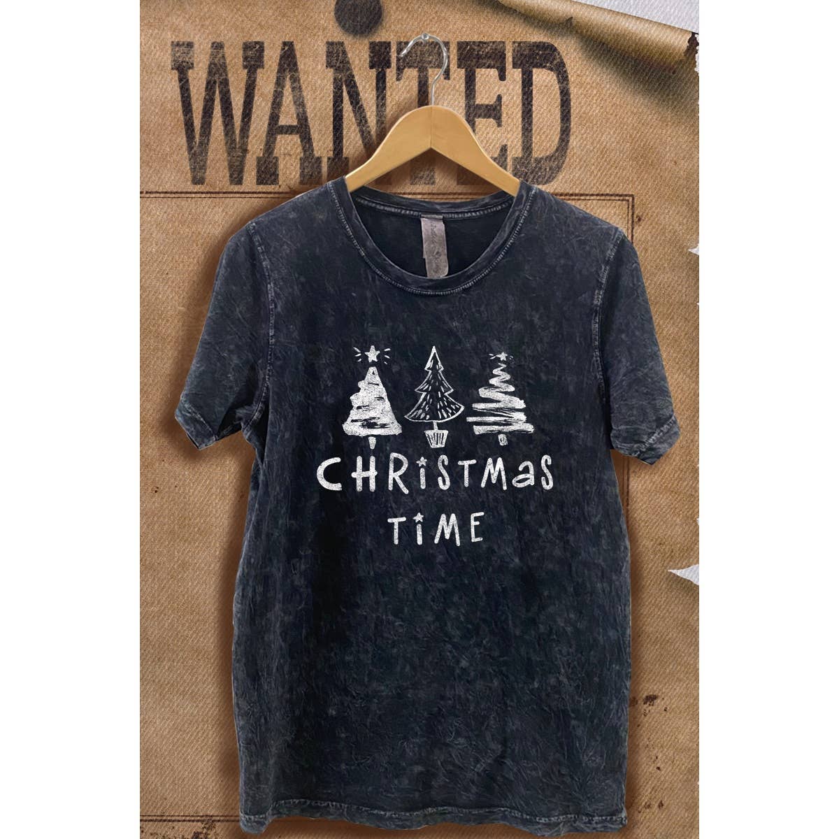 Christmas Time  Mineral Wash Vintage  Graphic  Tee Hoodie, Sweatshirt | PodTeesHub.com