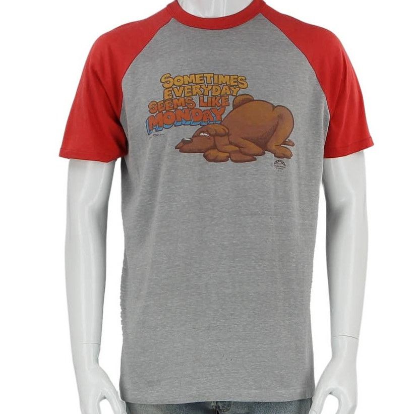Vintage 80s Dog Monday Funny T Shirt Hoodie, Sweatshirt | PodTeesHub.com