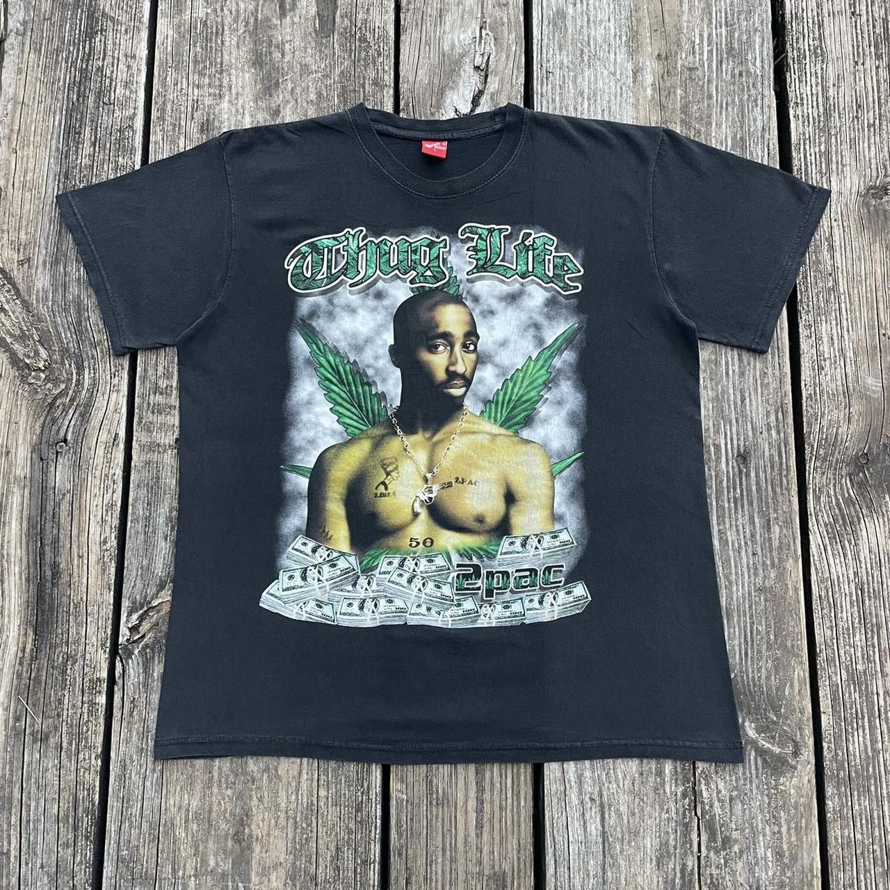 Vintage 90s Y2k Tupac Shakur Thug Life 2pac Rap T-Shirts, Hoodie, Sweatshirt