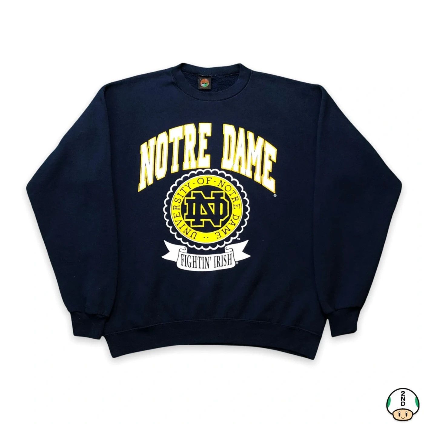 Vintage Notre Dame Sweatshirt Fighting Irish University 90s T-Shirts, Hoodie | PodTeesHub.com