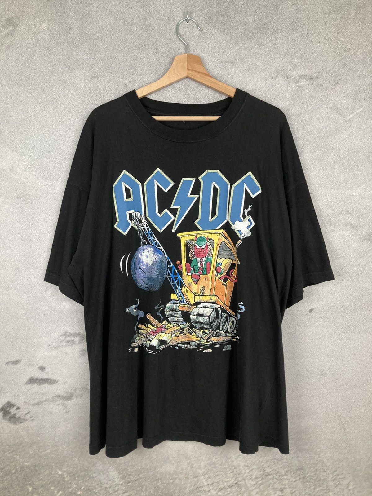Vintage Ac Dc Ballbreaker Rare 90s Graphic Tee Rock Metal Hoodie, Sweatshirt | PodTeesHub.com